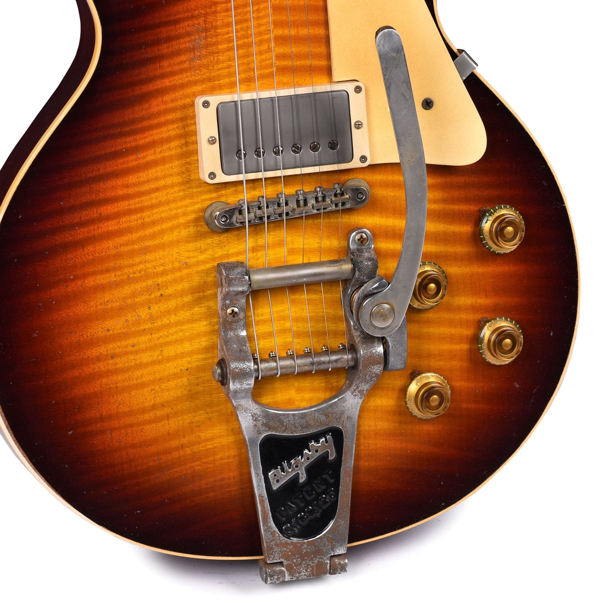 Gibson Custom Shop Murphy Lab Brazilian Rosewood Limited Edition 1959 Les Paul Standard Aged Tom's Tri-Burst w/Bigsby Electric Guitars / Solid Body