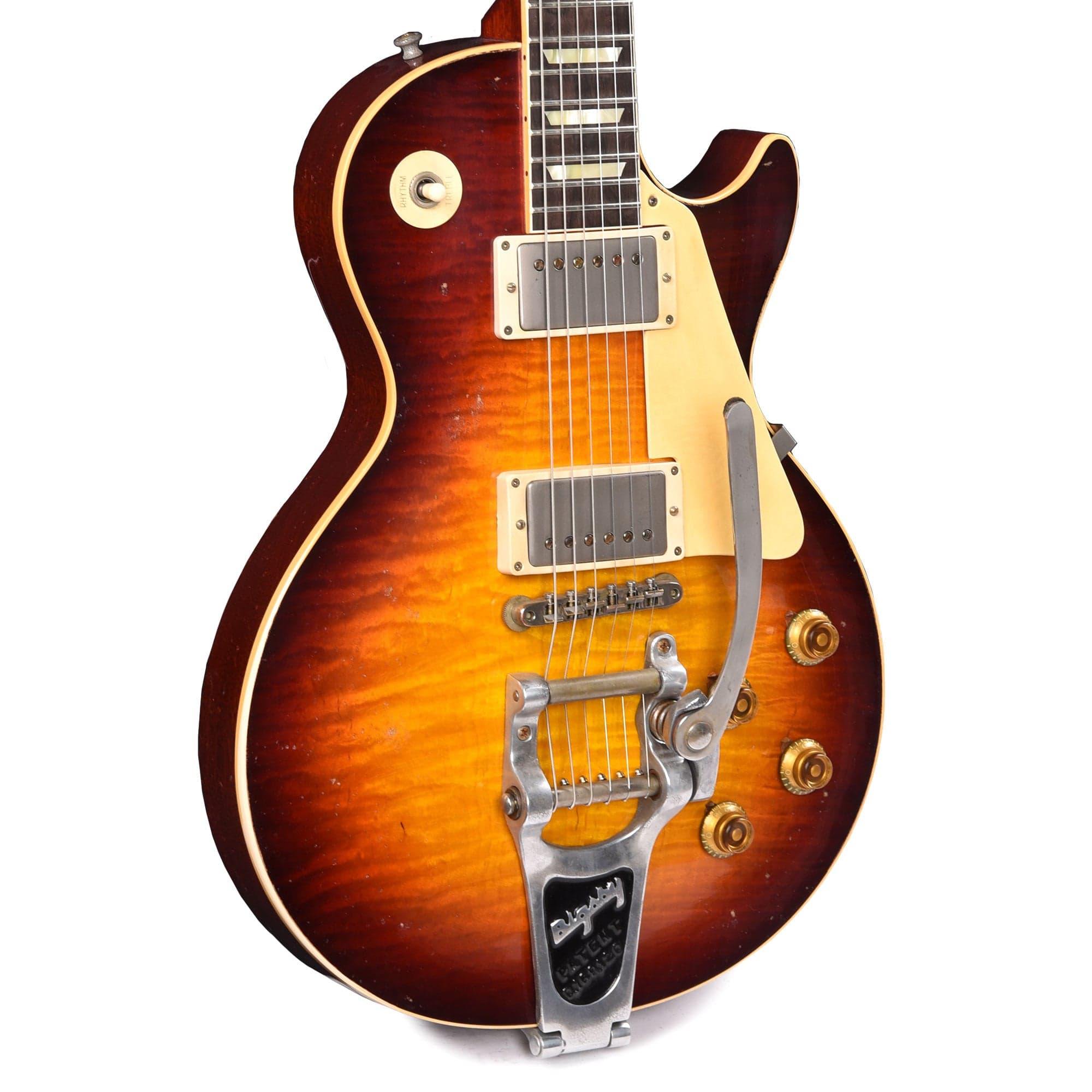 Gibson Custom Shop Murphy Lab Brazilian Rosewood Limited Edition 1959 Les Paul Standard Aged Tom's Tri-Burst w/Bigsby Electric Guitars / Solid Body