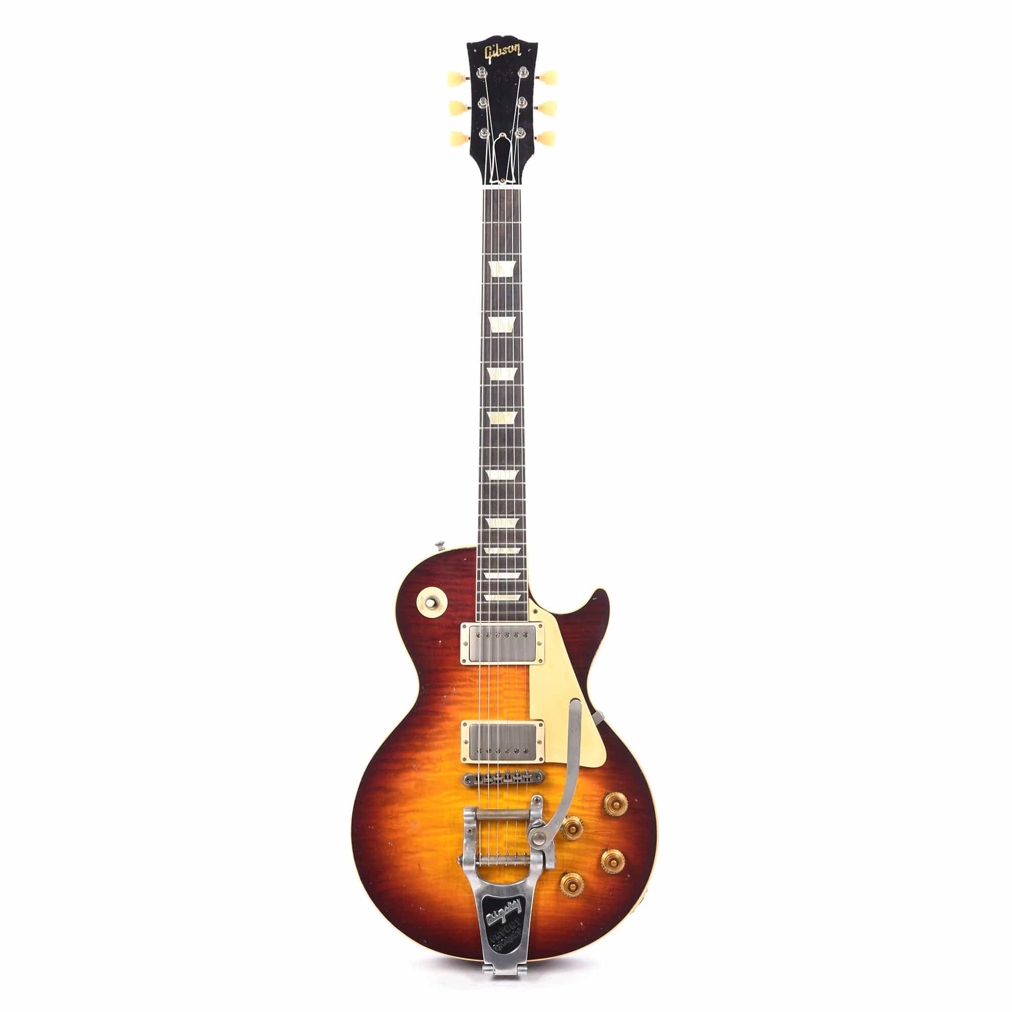 Gibson Custom Shop Murphy Lab Brazilian Rosewood Limited Edition 1959 Les Paul Standard Aged Tom's Tri-Burst w/Bigsby Electric Guitars / Solid Body