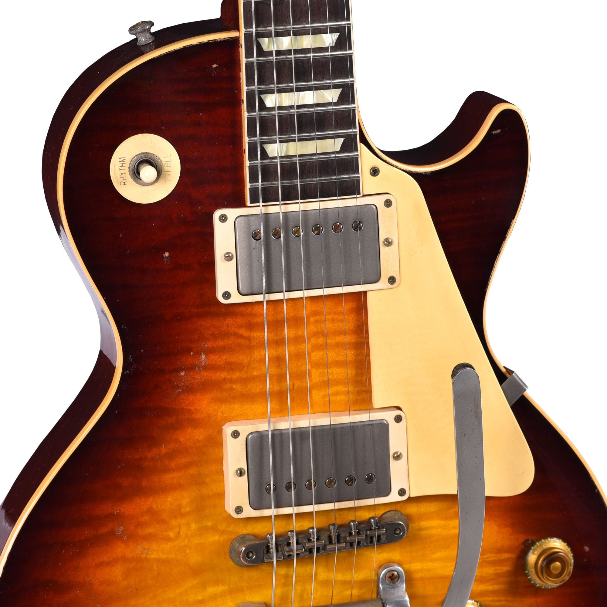 Gibson Custom Shop Murphy Lab Brazilian Rosewood Limited Edition 1959 Les Paul Standard Aged Tom's Tri-Burst w/Bigsby Electric Guitars / Solid Body