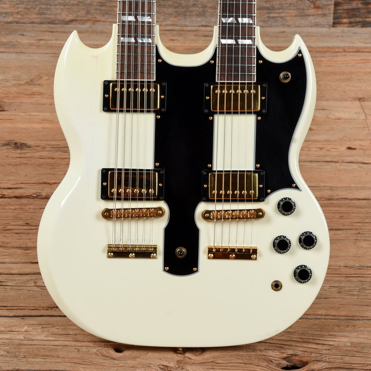 Gibson EDS-1275 White 1997 Electric Guitars / Solid Body