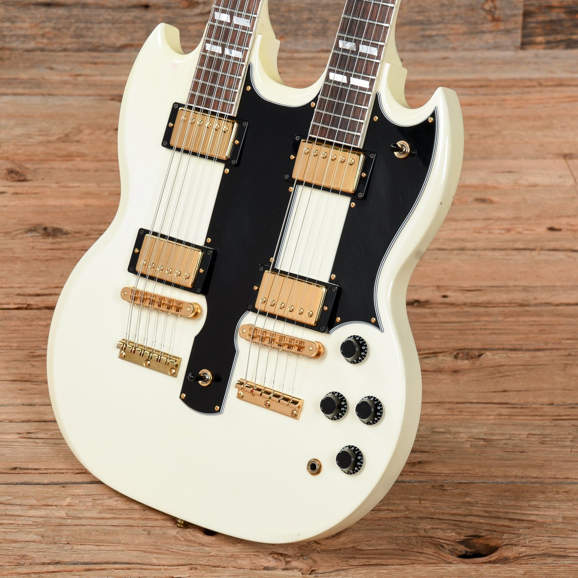 Gibson EDS-1275 White 1997 Electric Guitars / Solid Body