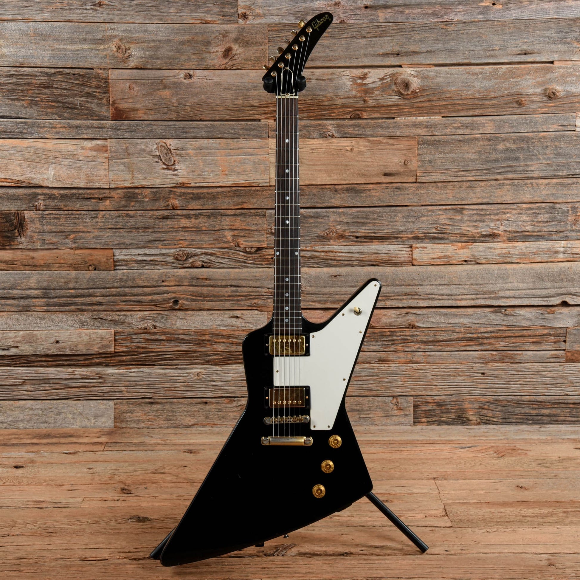 Gibson Explorer Black 1976 Electric Guitars / Solid Body