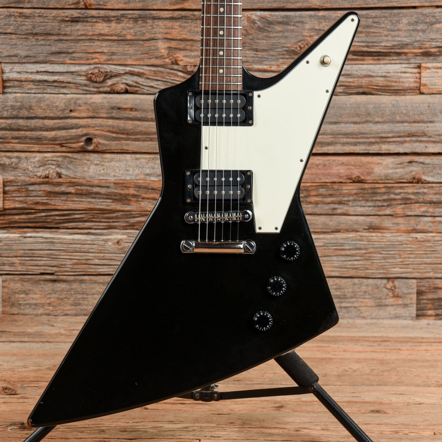 Gibson Explorer Black 1989 Electric Guitars / Solid Body