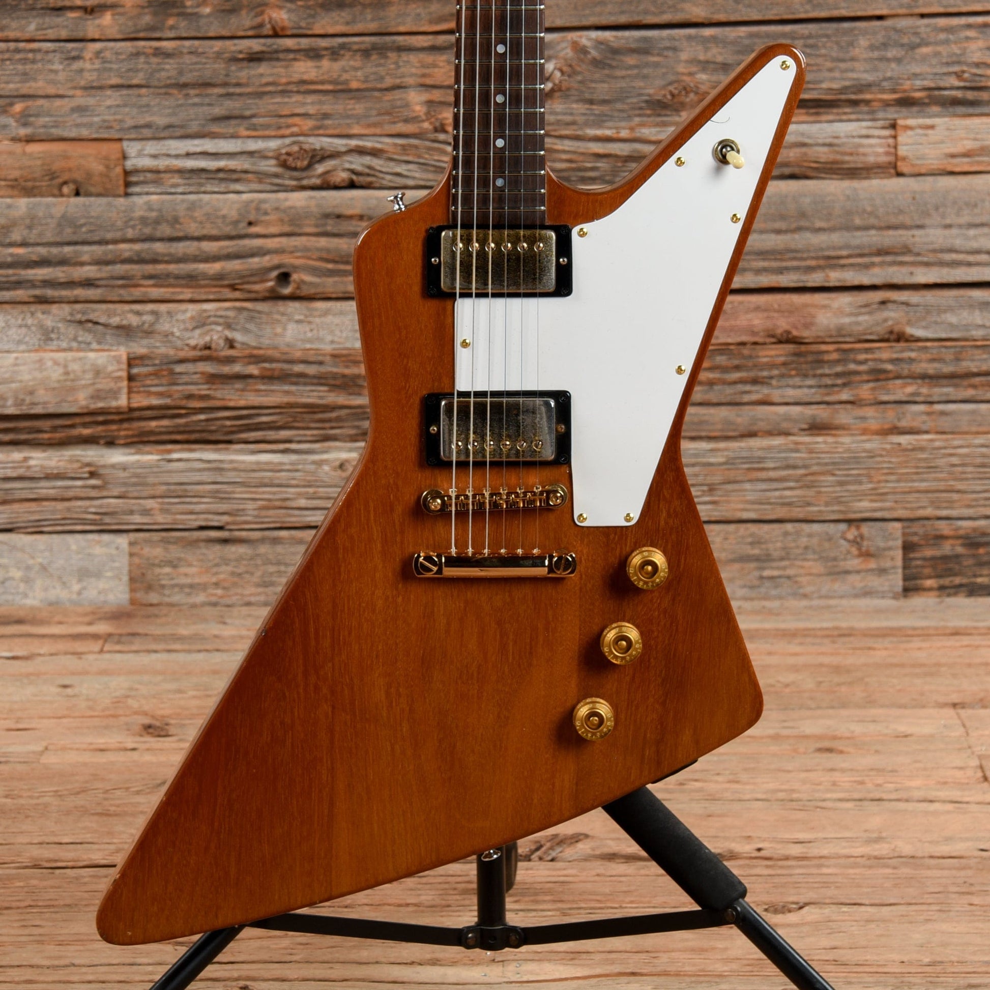 Gibson Explorer Natural 1976 Electric Guitars / Solid Body