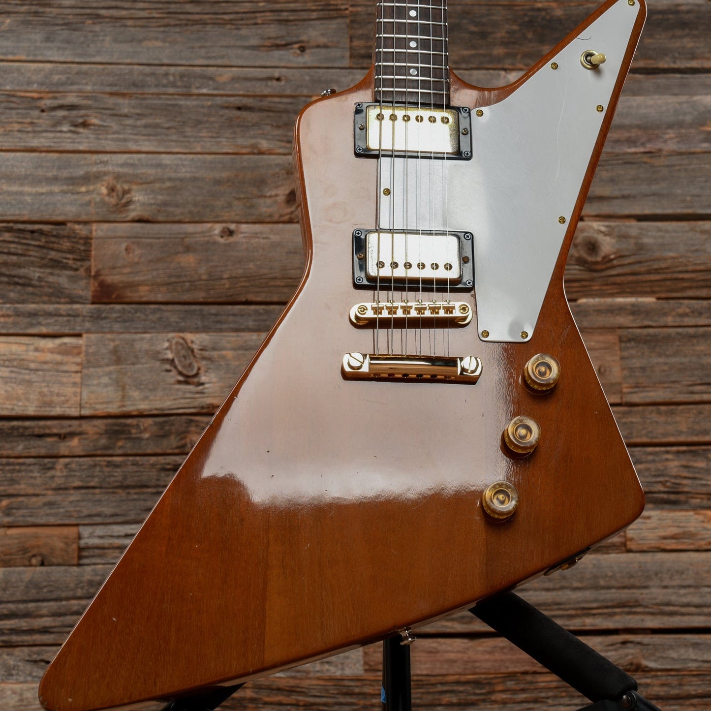 Gibson Explorer Natural 1976 Electric Guitars / Solid Body