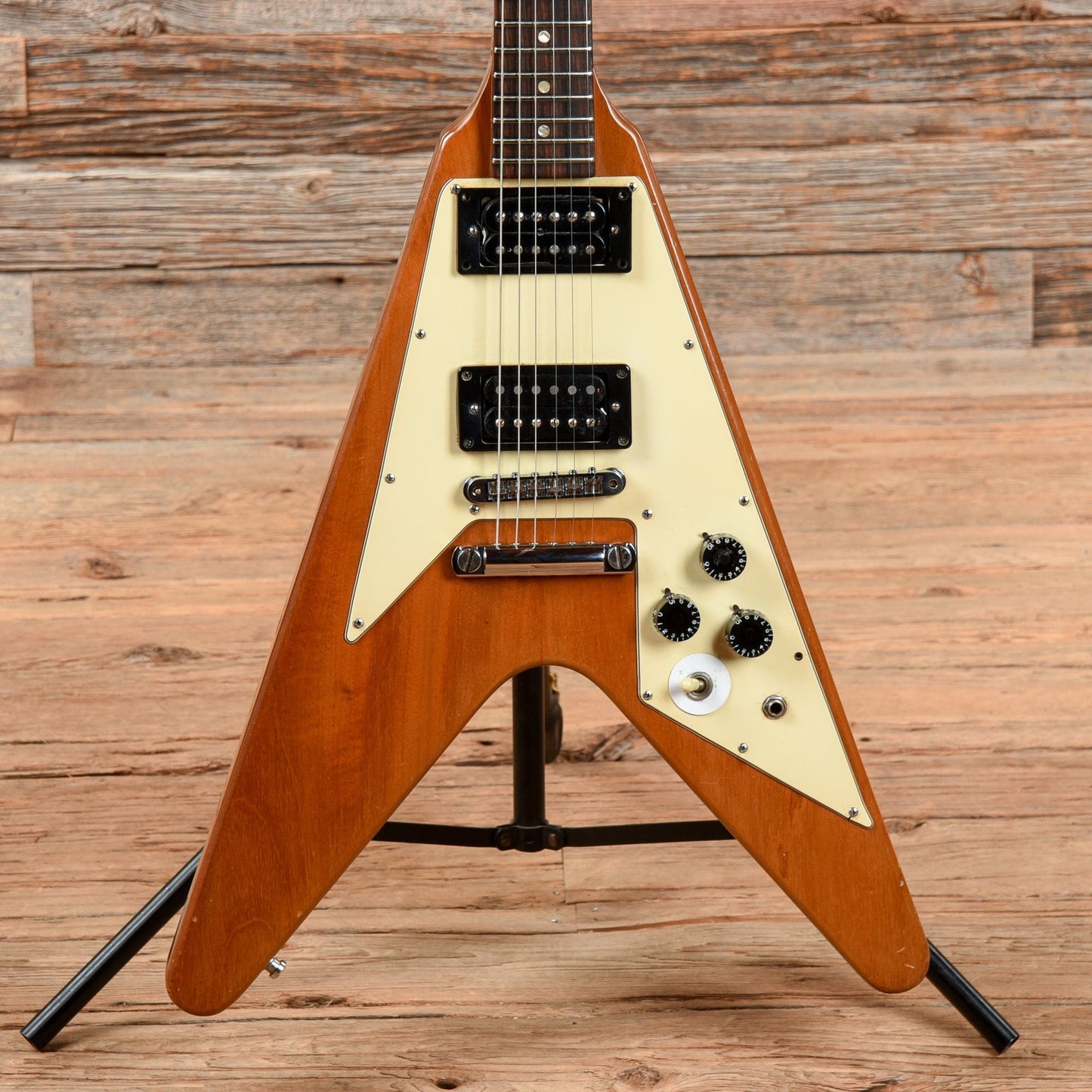 Gibson Flying V Natural 1975 Electric Guitars / Solid Body