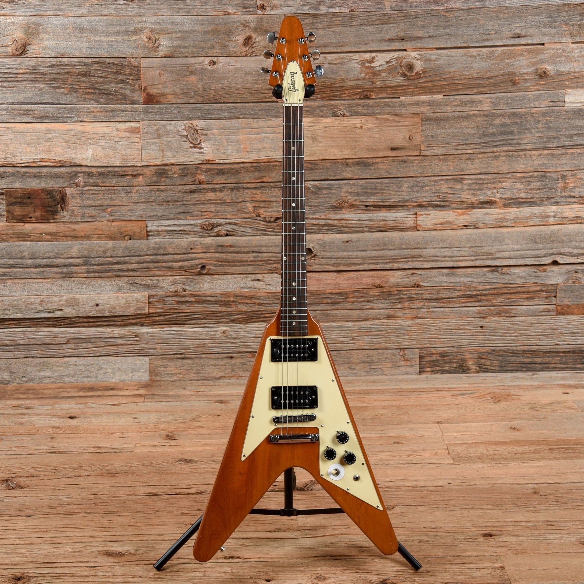 Gibson Flying V Natural 1975 Electric Guitars / Solid Body