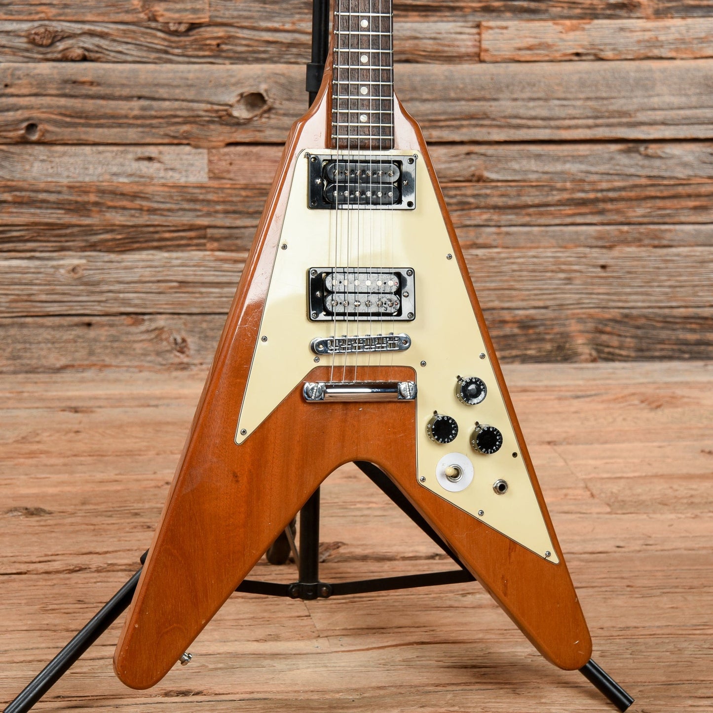 Gibson Flying V Natural 1975 Electric Guitars / Solid Body