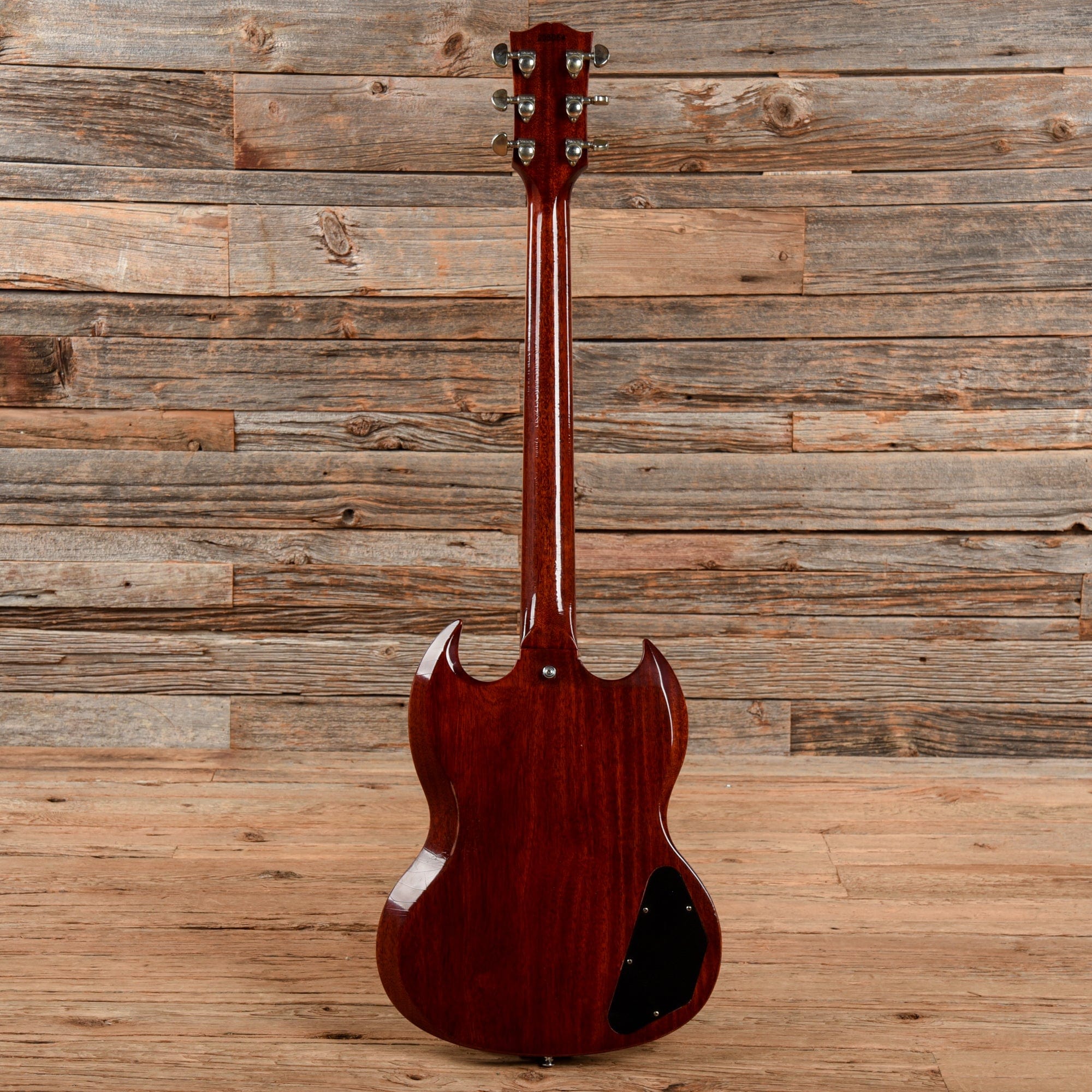 Gibson Gibson Custom Shop Murphy Lab 1964 SG Standard With Maestro Vibrola Faded Cherry Heavy Aged Cherry  LEFTY Electric Guitars / Solid Body