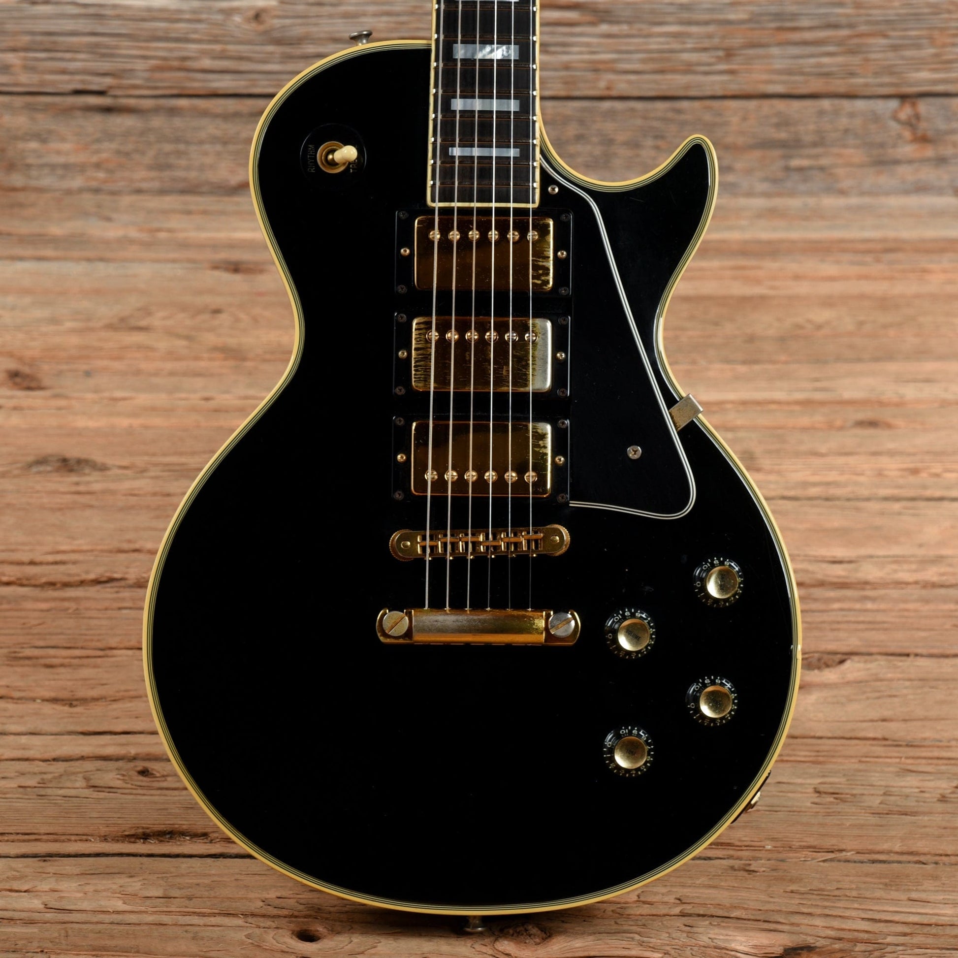 Gibson Les Paul Custom Ebony 1976 Electric Guitars / Solid Body