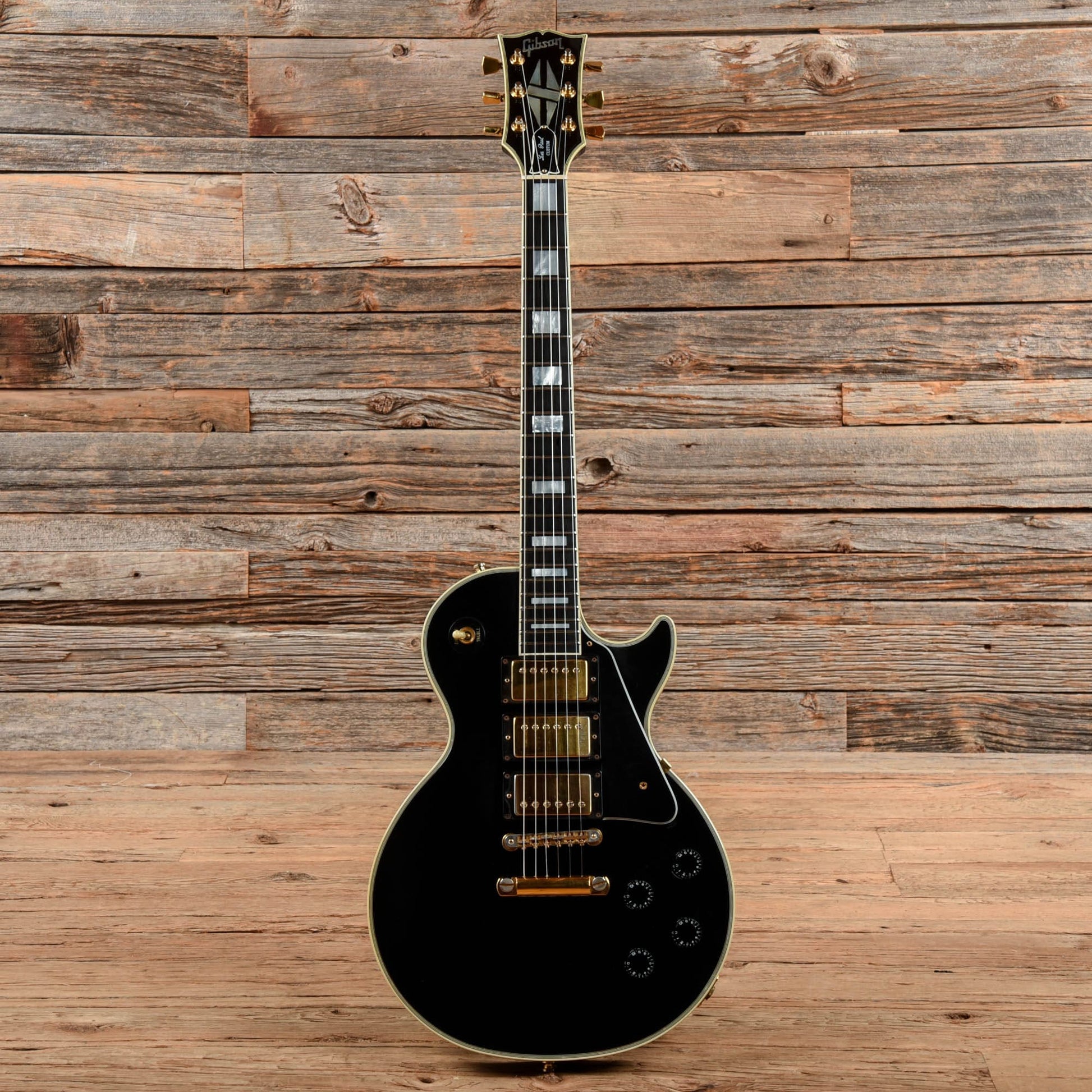 Gibson Les Paul Custom Ebony 1990 Electric Guitars / Solid Body