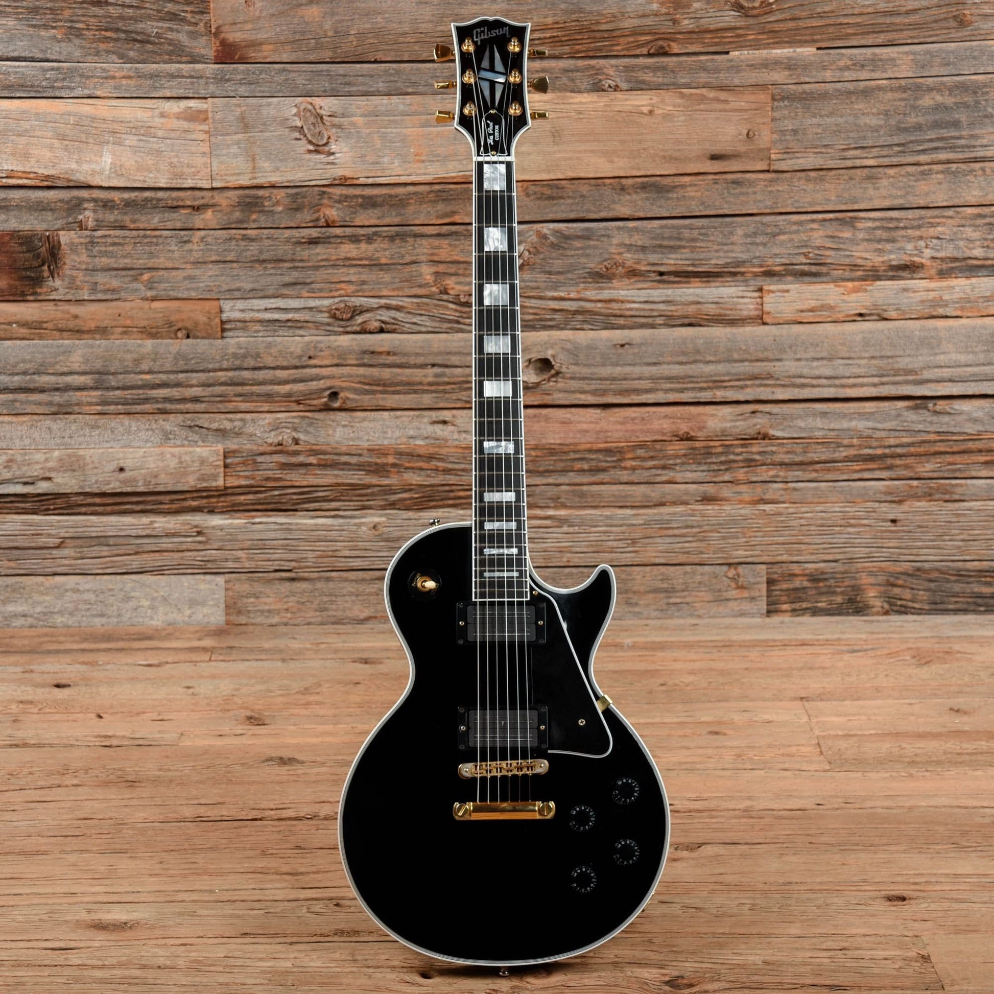 Gibson Les Paul Custom Ebony 2010 Electric Guitars / Solid Body