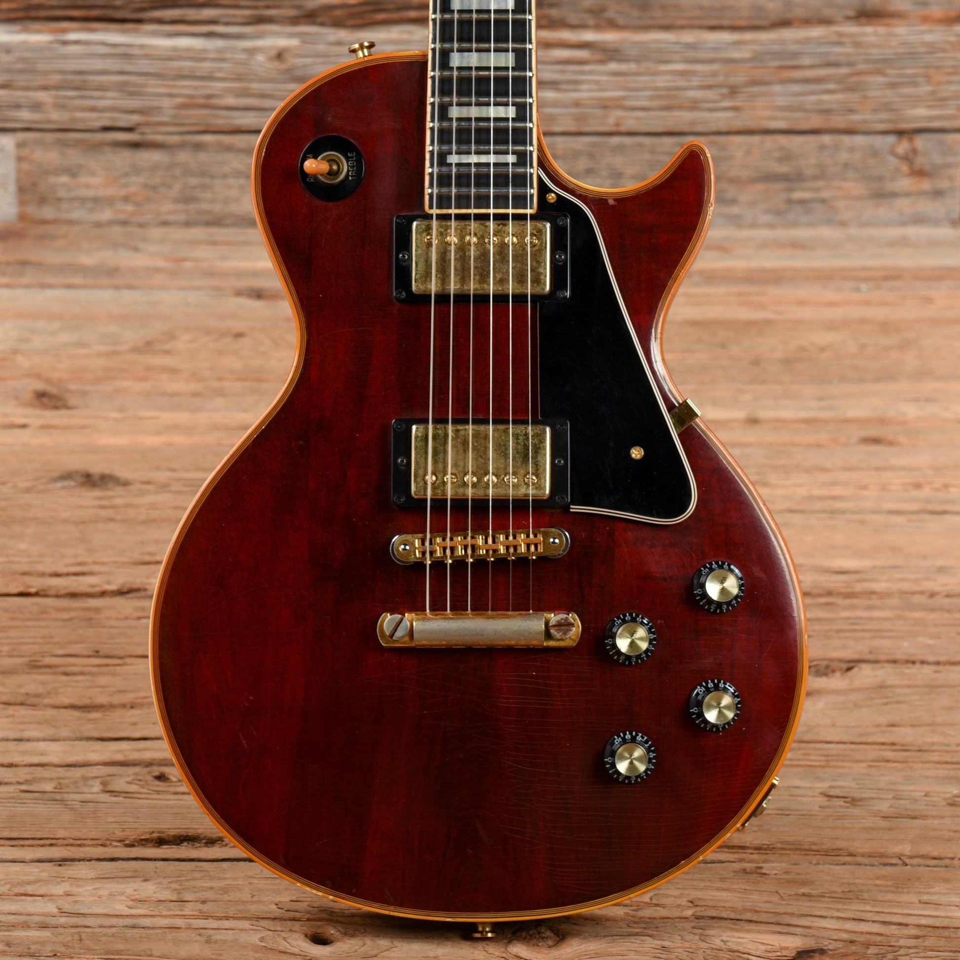 Gibson Les Paul Custom Wine Red 1976 Electric Guitars / Solid Body