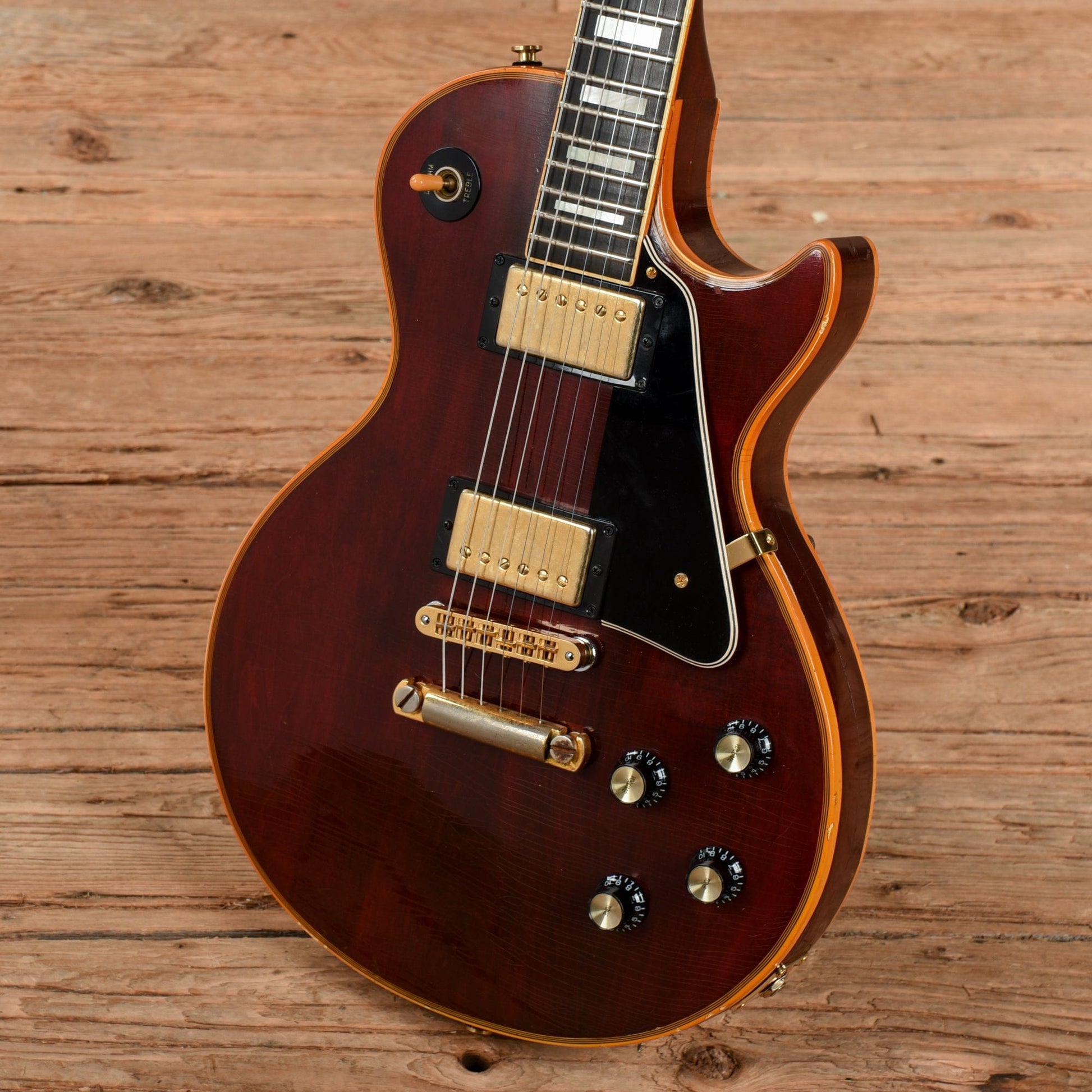 Gibson Les Paul Custom Wine Red 1976 Electric Guitars / Solid Body