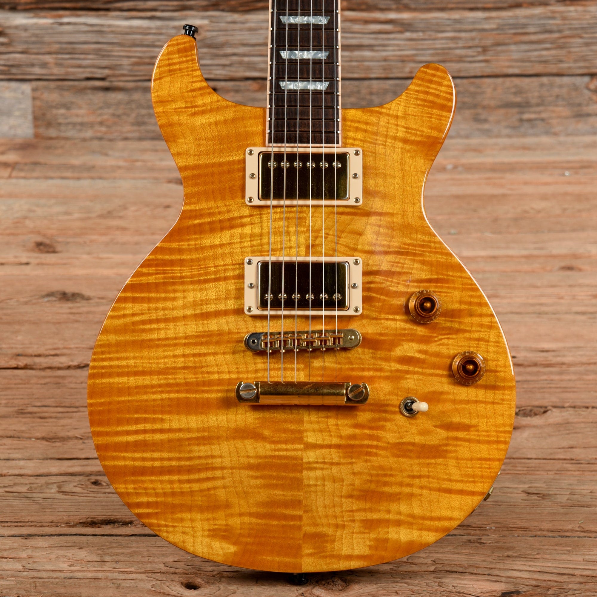 Gibson Les Paul Standard Double Cutaway Plus Amber 2003 – Chicago Music  Exchange