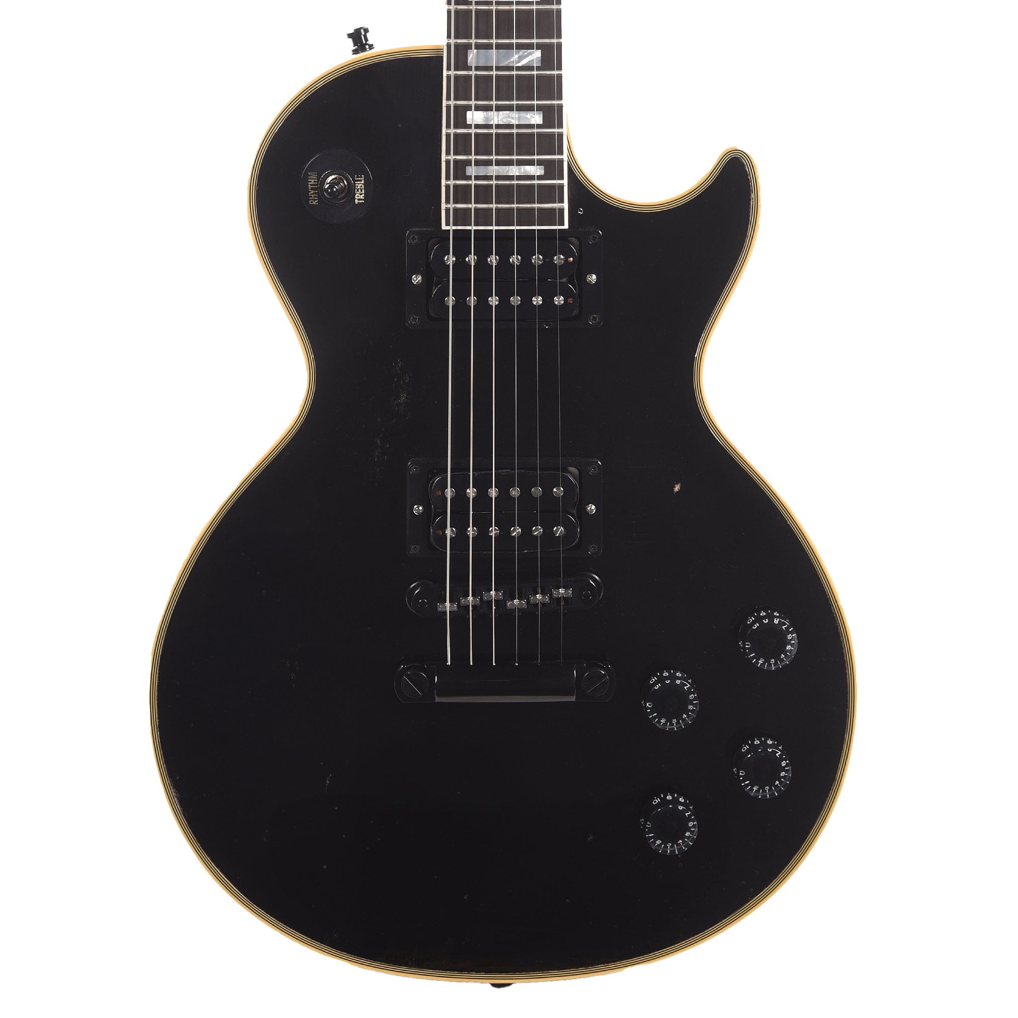 Gibson Limited Custom Shop Artist Kirk Hammett 1989 Les Paul Custom Ebony Murphy Lab Aged Electric Guitars / Solid Body