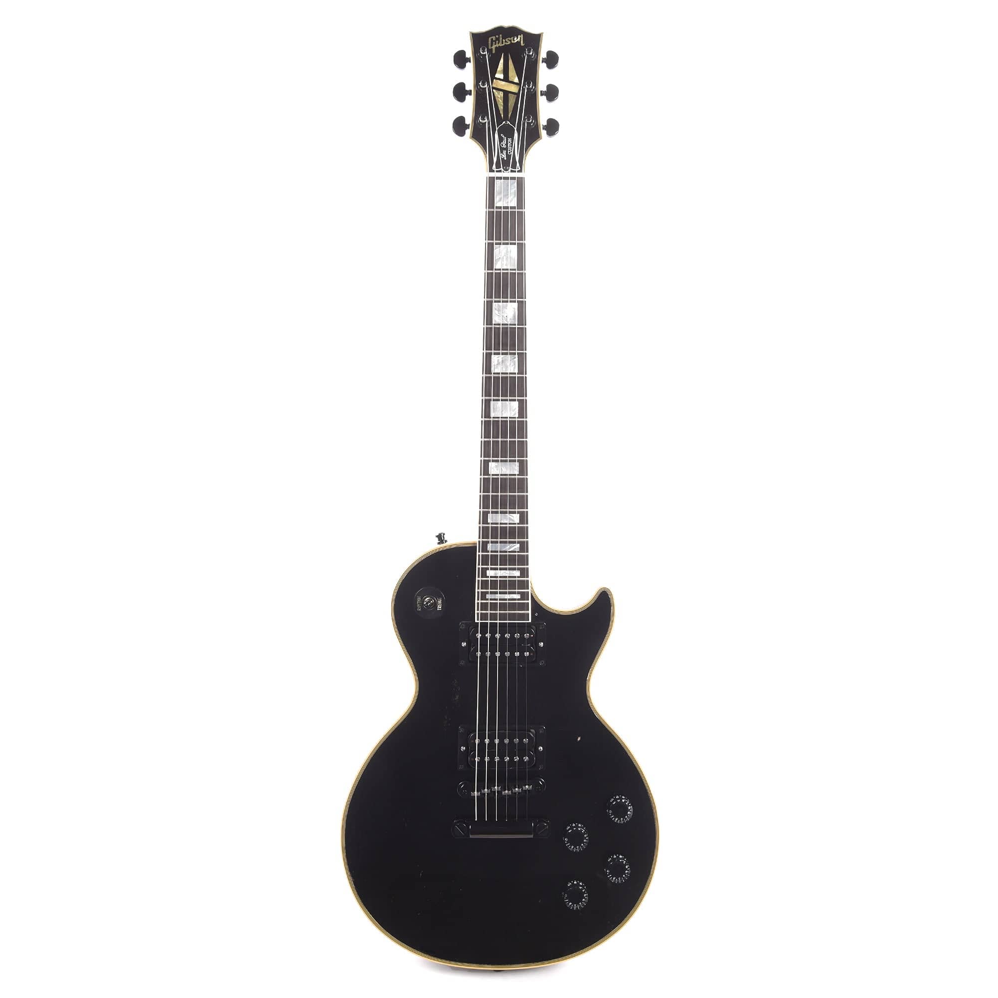 Gibson Limited Custom Shop Artist Kirk Hammett 1989 Les Paul Custom Ebony Murphy Lab Aged Electric Guitars / Solid Body