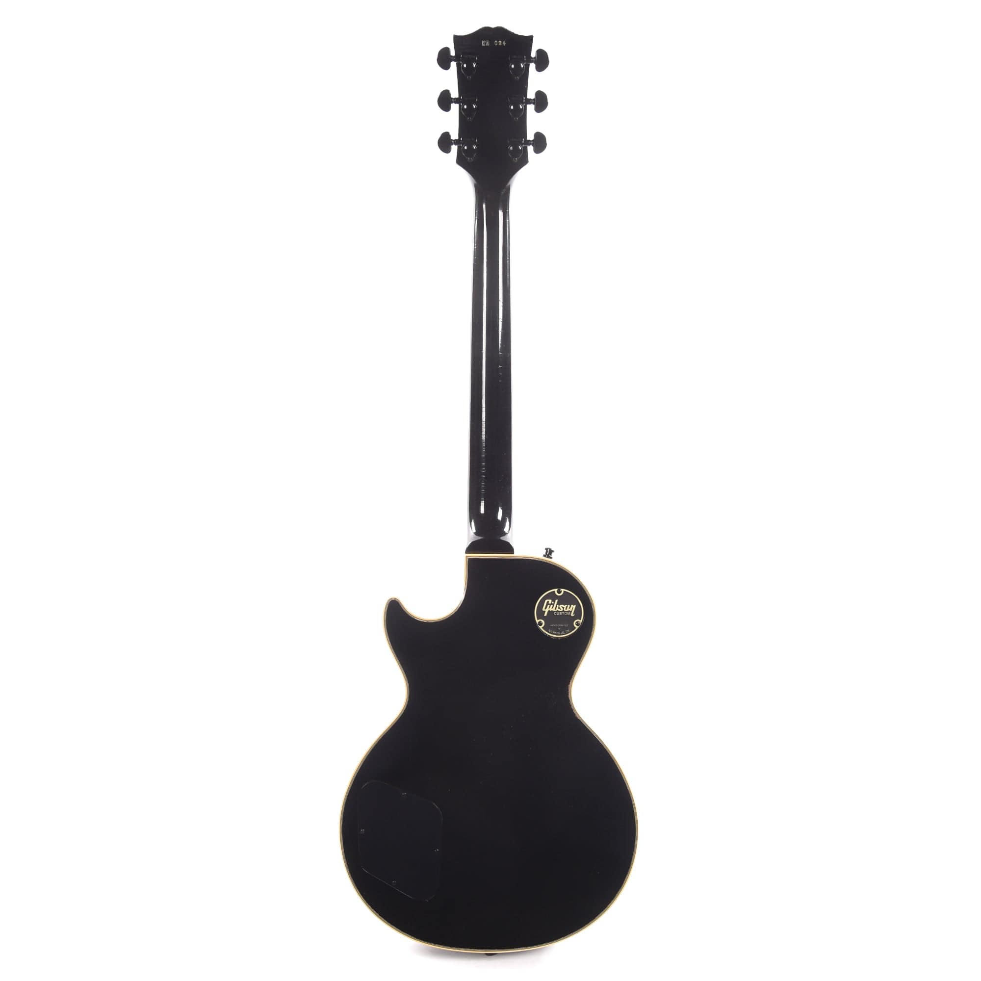 Gibson Limited Custom Shop Artist Kirk Hammett 1989 Les Paul Custom Ebony Murphy Lab Aged Electric Guitars / Solid Body