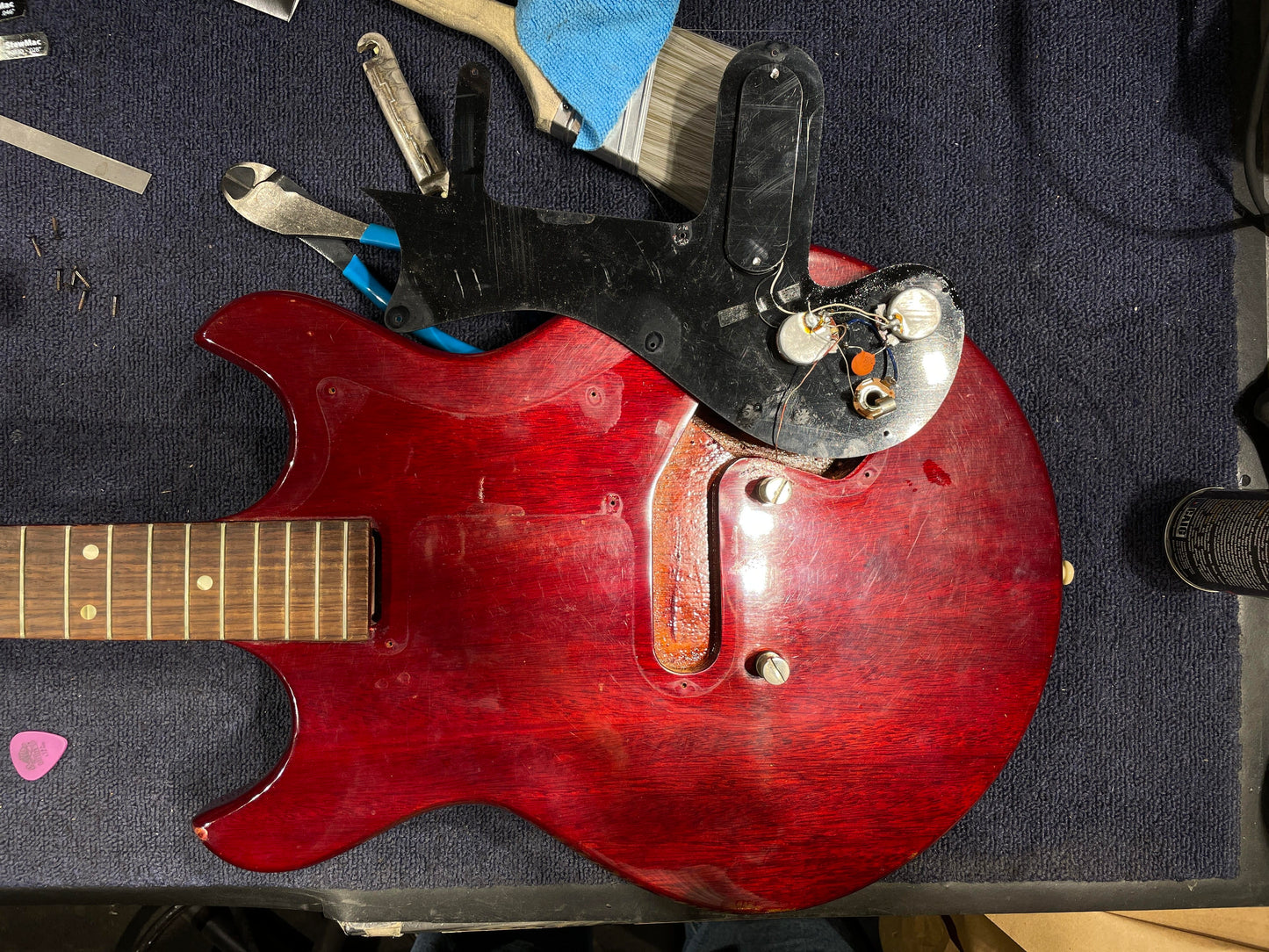 Gibson Melody Maker 3/4 Cherry 1965 Electric Guitars / Solid Body