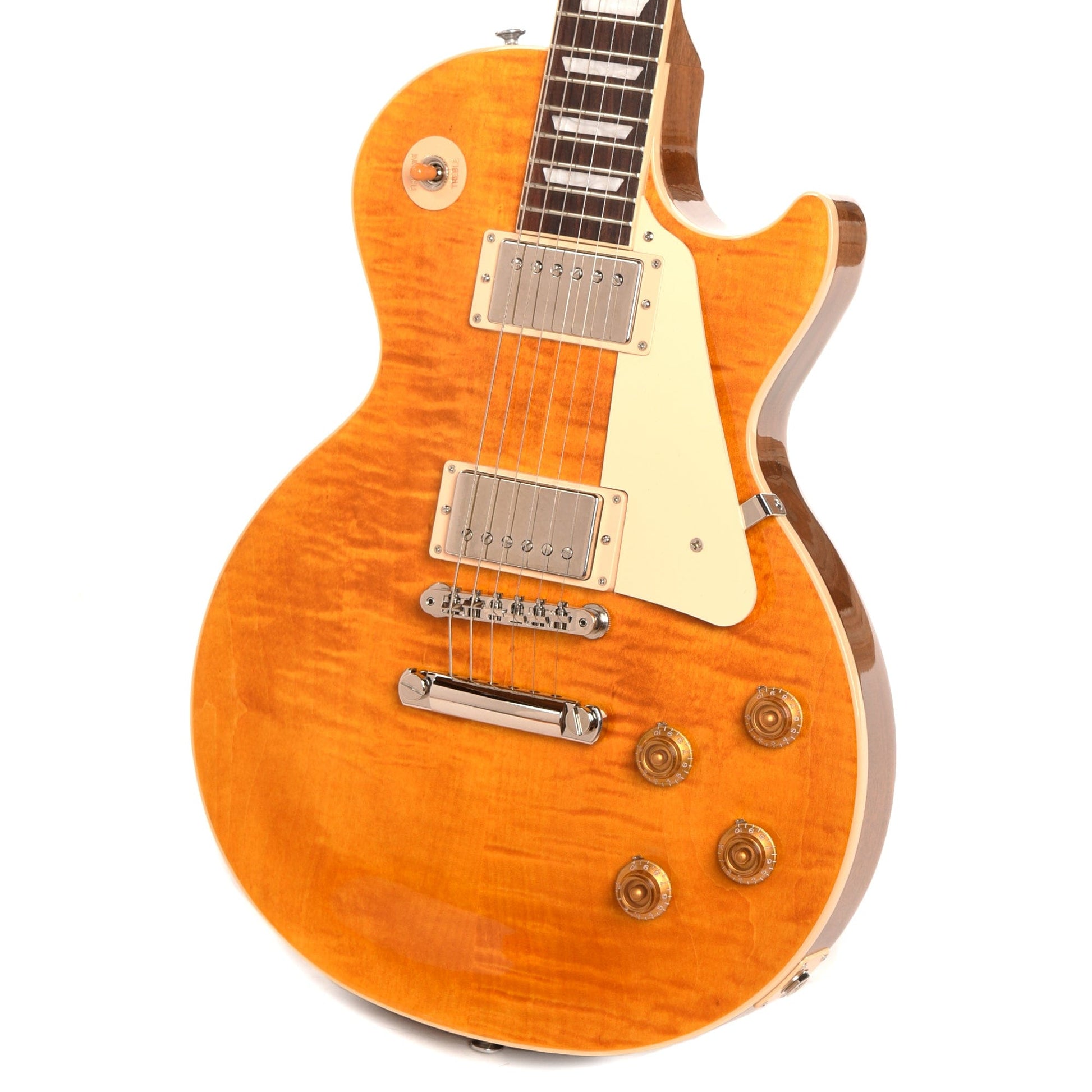 Gibson Original Les Paul Standard '50s Figured Top Honey Amber Electric Guitars / Solid Body