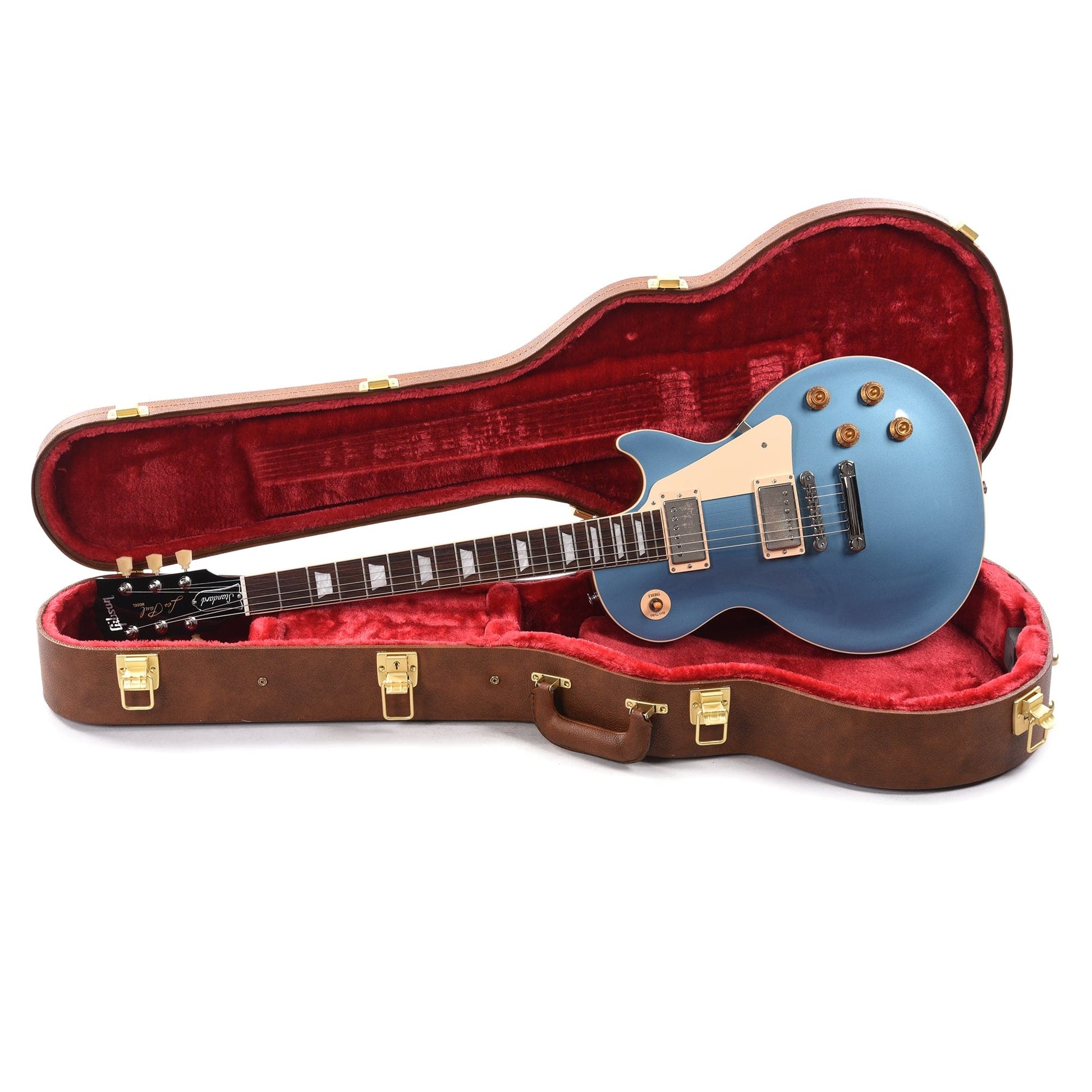 Gibson Original Les Paul Standard '50s Plain Top Pelham Blue Top Electric Guitars / Solid Body