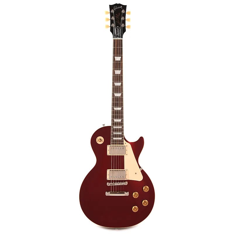 Gibson Original Les Paul Standard '50s Plain Top Sparkling Burgundy Top Sparkling Electric Guitars / Solid Body