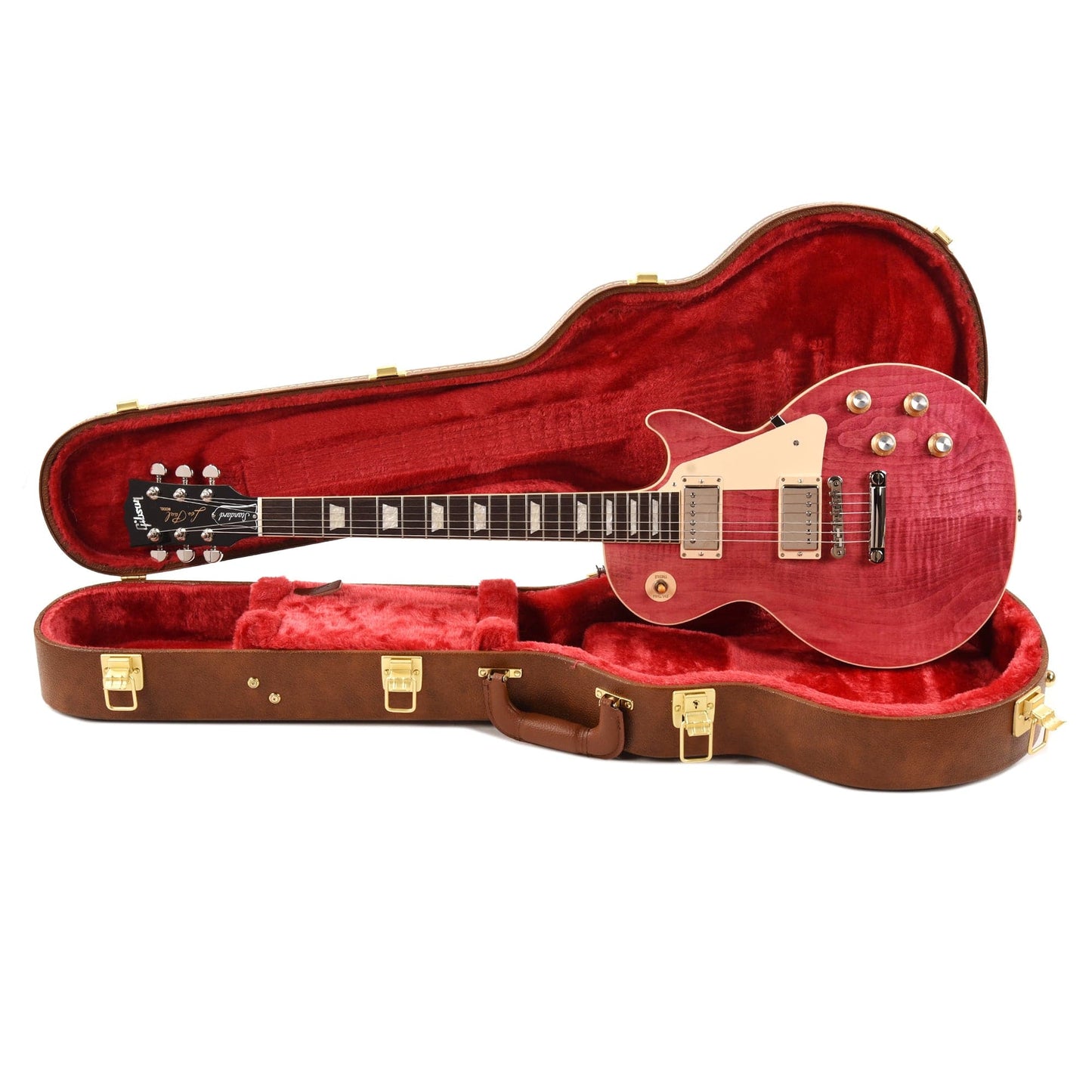 Gibson Original Les Paul Standard '60s Figured Top Translucent Fuchsia Electric Guitars / Solid Body