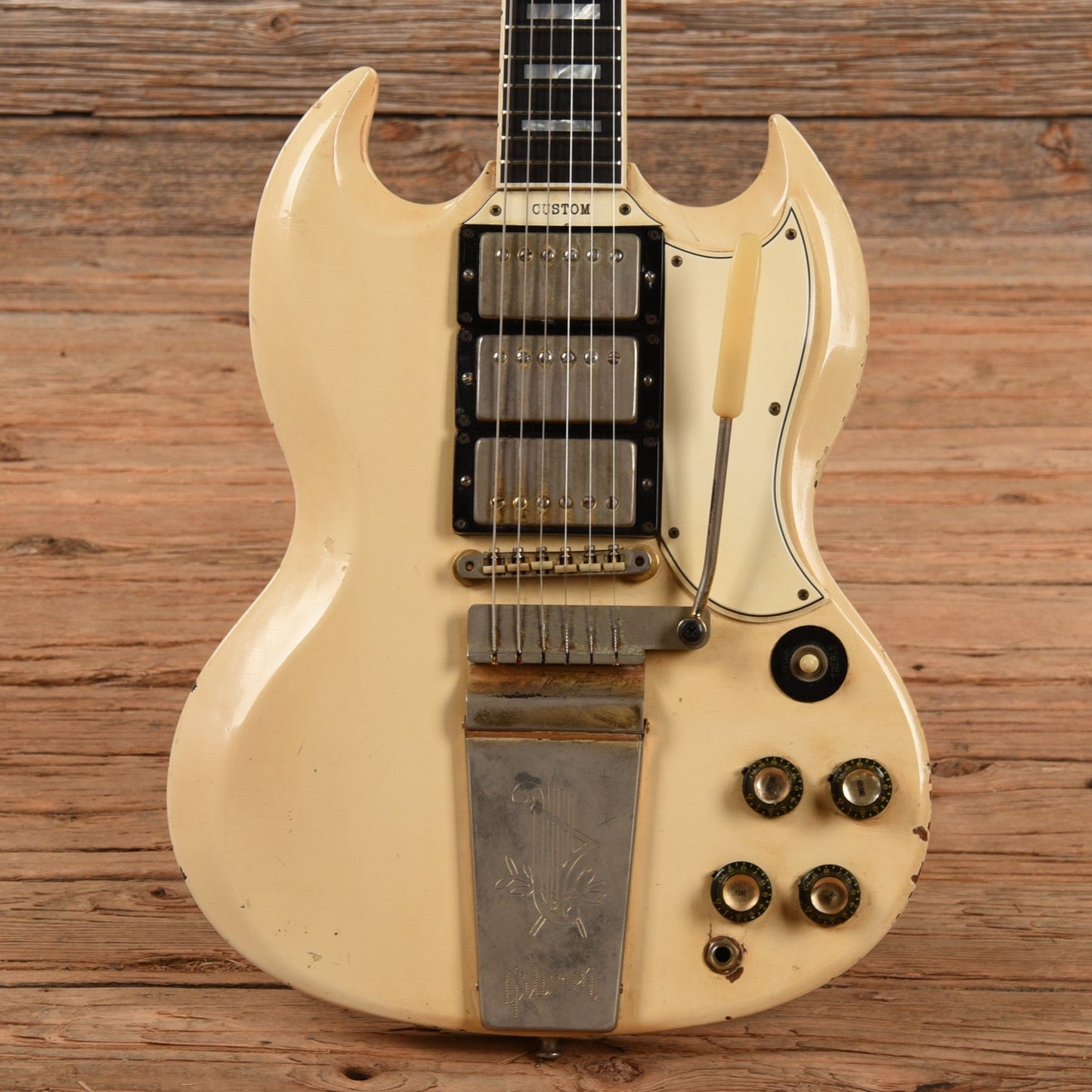 Gibson SG Custom Polaris White 1963 Electric Guitars / Solid Body