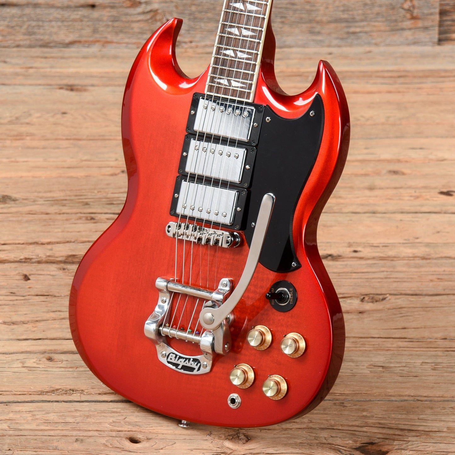 Gibson SG Deluxe Custom Translucent Candy Apple Red 2012 Electric Guitars / Solid Body