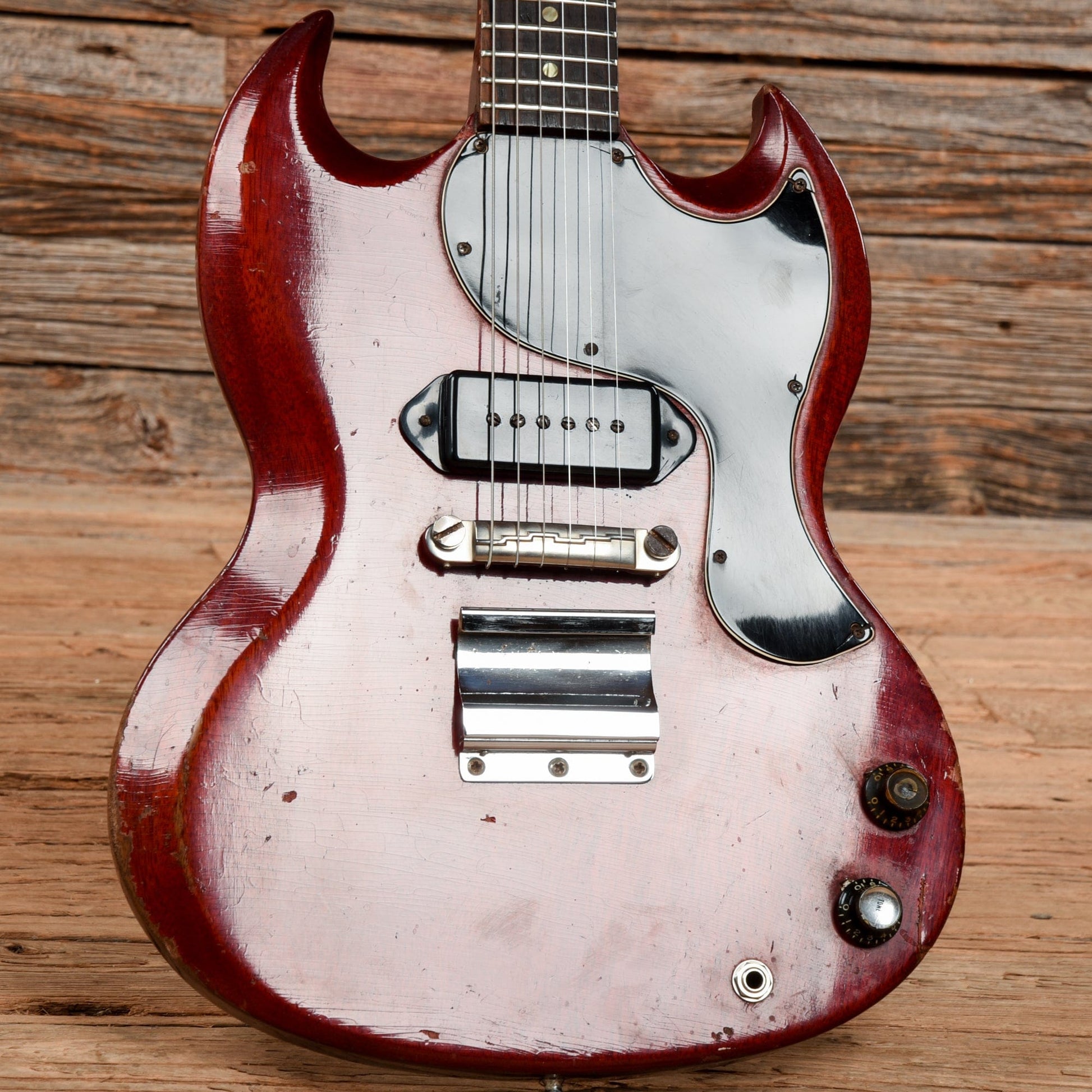 Gibson SG Junior Cherry 1965 Electric Guitars / Solid Body