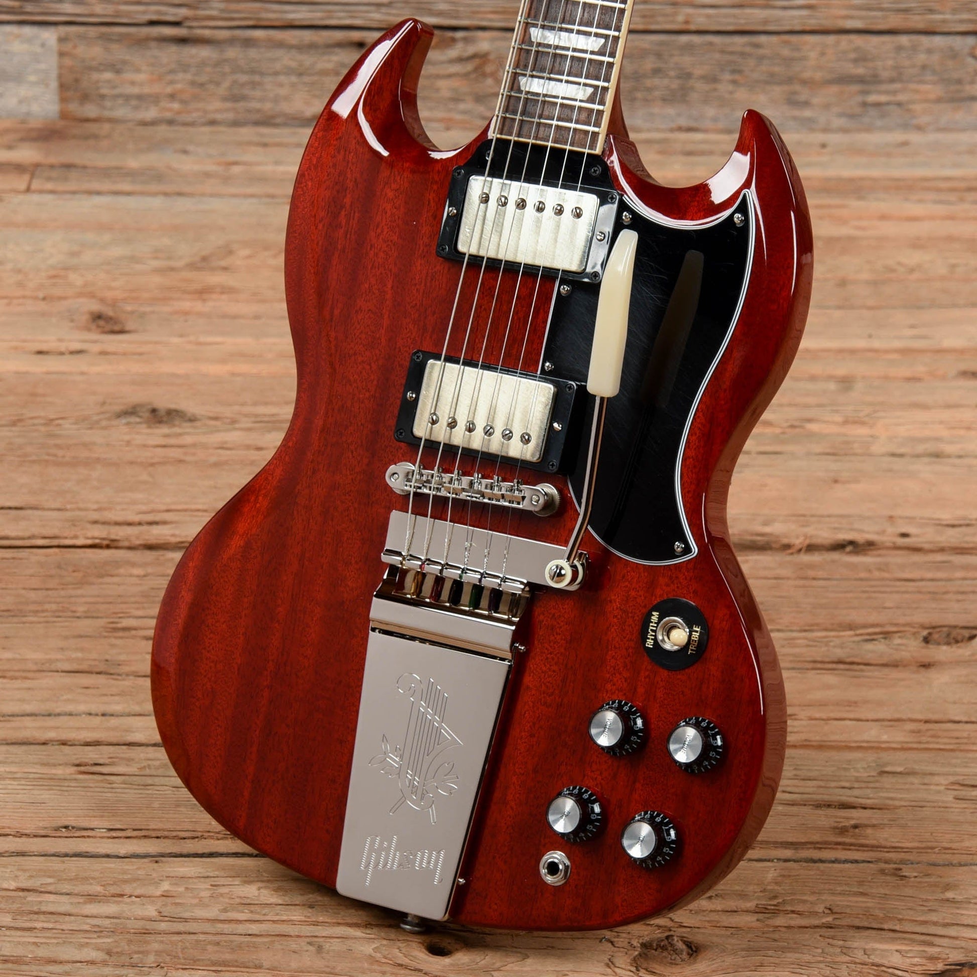 Gibson SG Standard 61 w/ Maestro Vibrola Cherry Electric Guitars / Solid Body