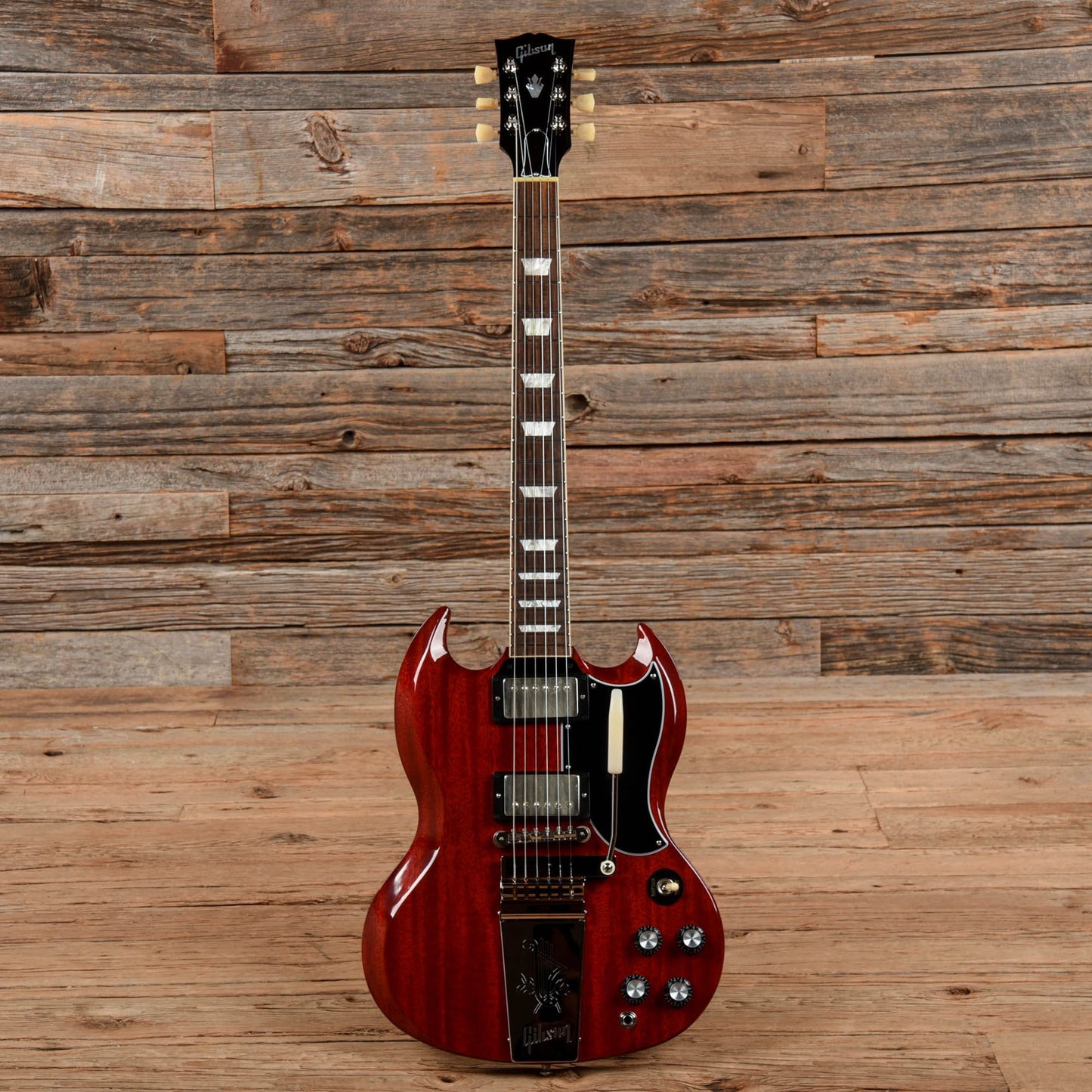 Gibson SG Standard 61 w/ Maestro Vibrola Cherry Electric Guitars / Solid Body