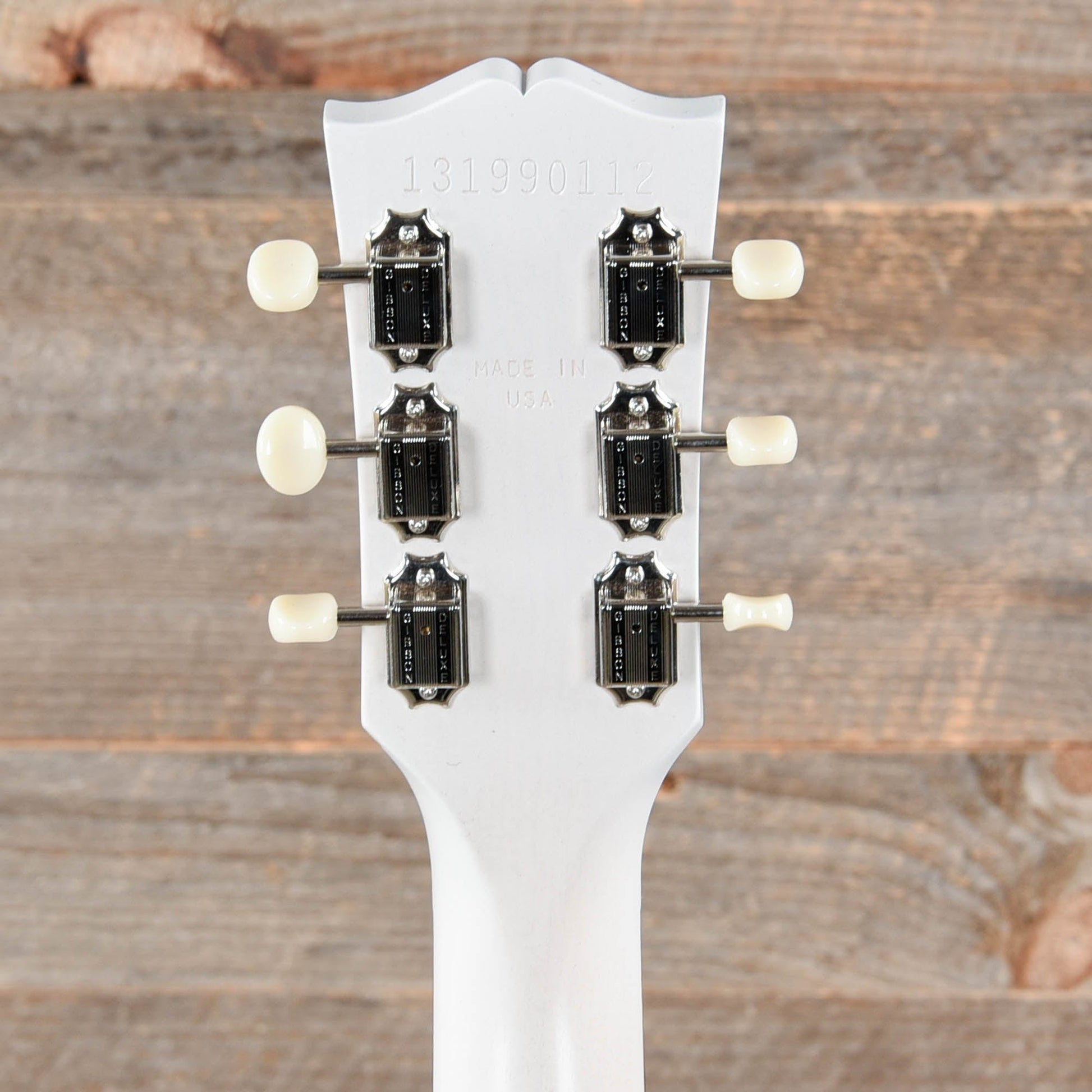 Gibson USA Les Paul Junior Tribute DC Worn White w/Tortoise Pickguard Electric Guitars / Solid Body