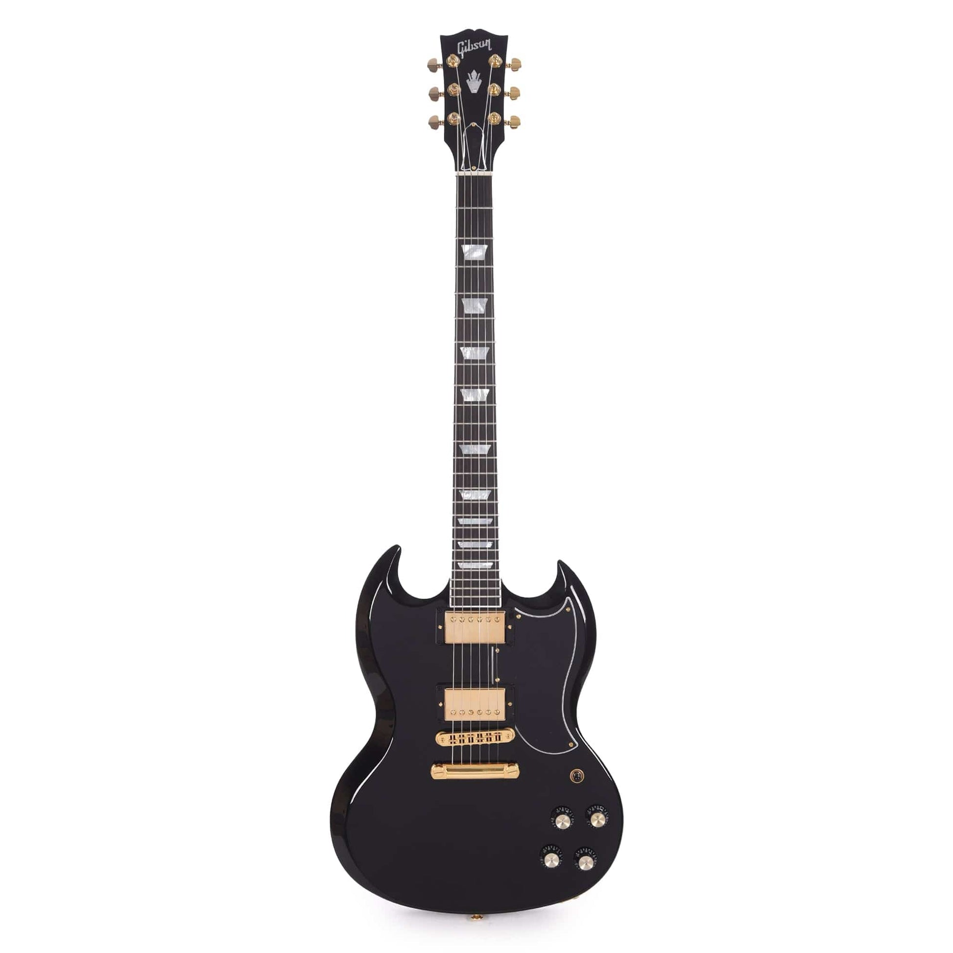 Gibson USA SG Modern Ebony w/Gold Hardware Electric Guitars / Solid Body