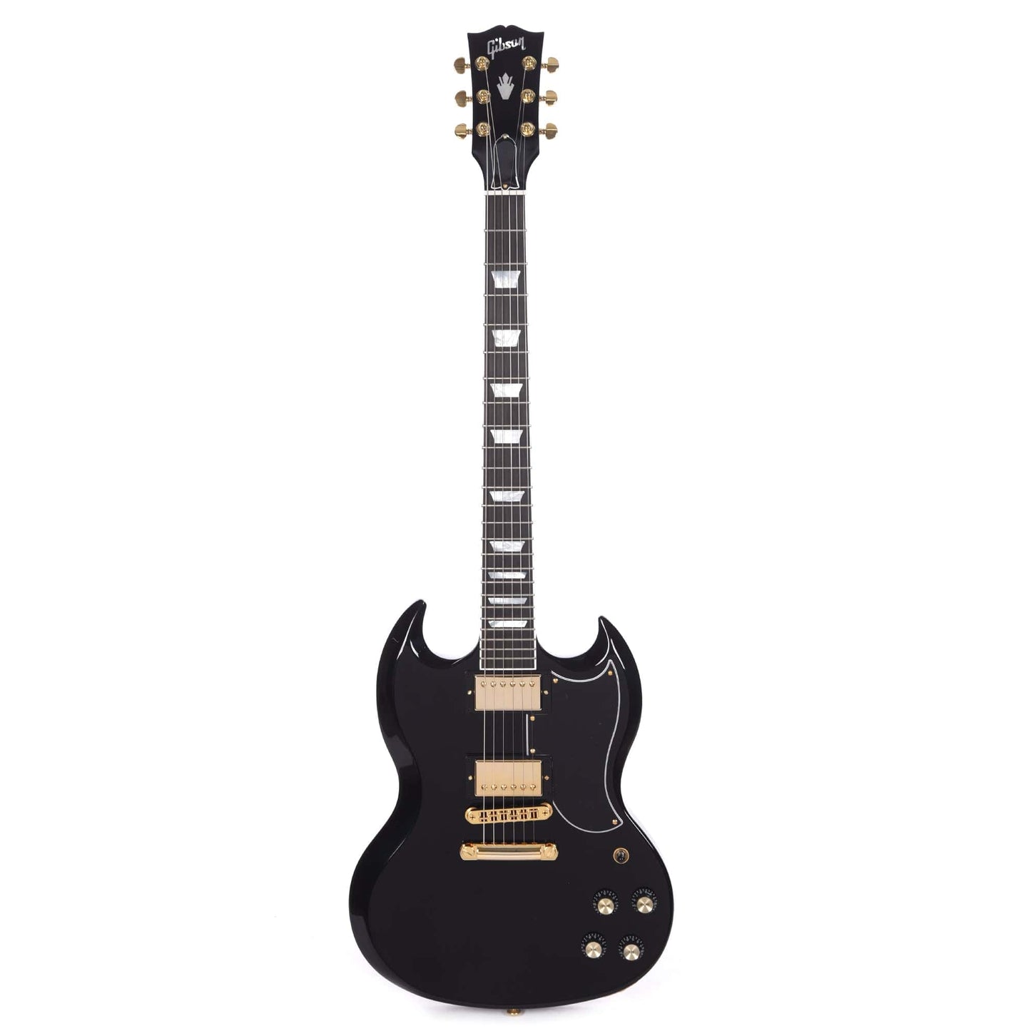 Gibson USA SG Modern Ebony w/Gold Hardware Electric Guitars / Solid Body