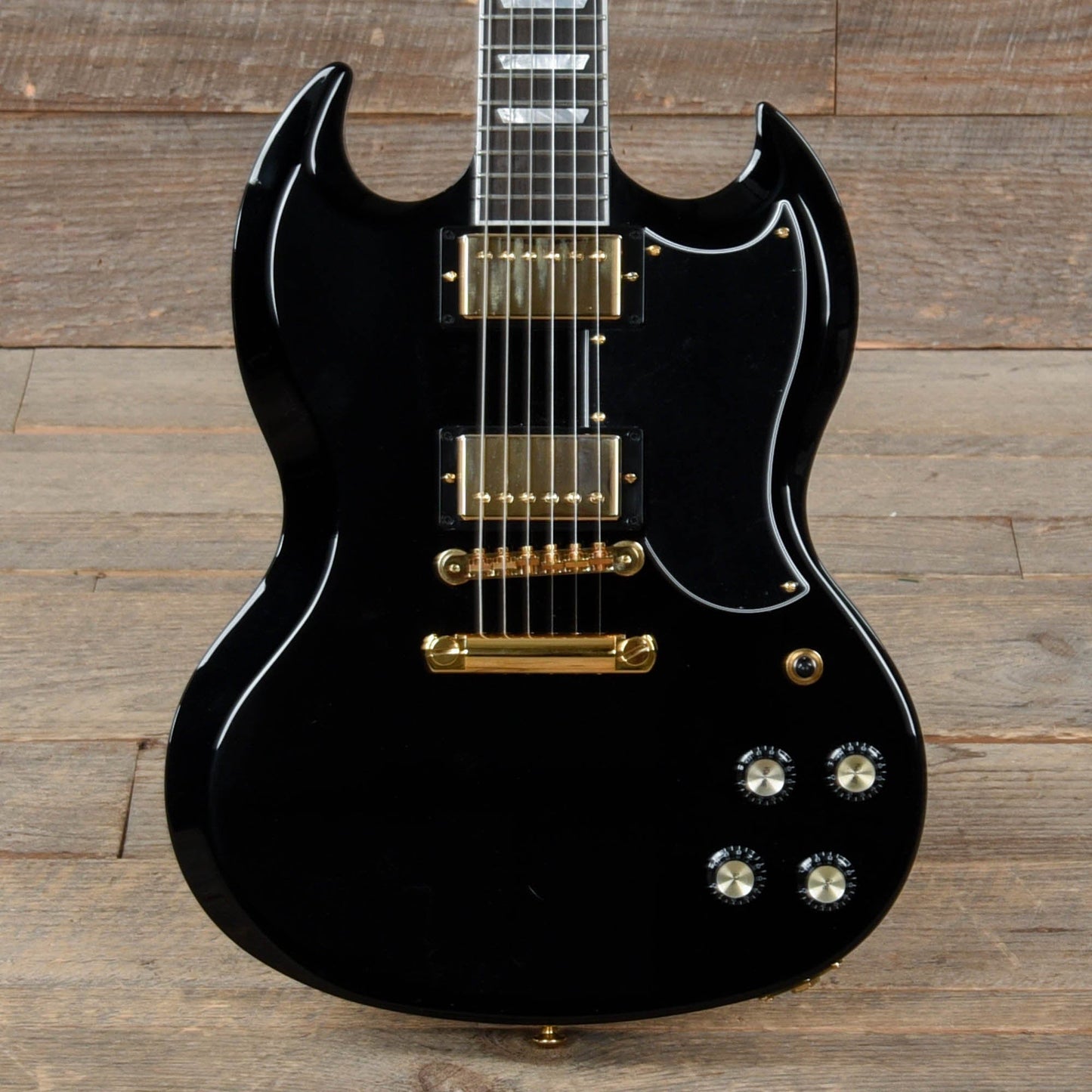 Gibson USA SG Modern Ebony w/Gold Hardware Electric Guitars / Solid Body