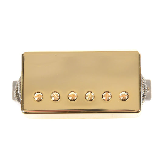 Gibson Custombucker Underwound 2-Conductor Humbucker Double Black Gold Cover Parts / Guitar Pickups