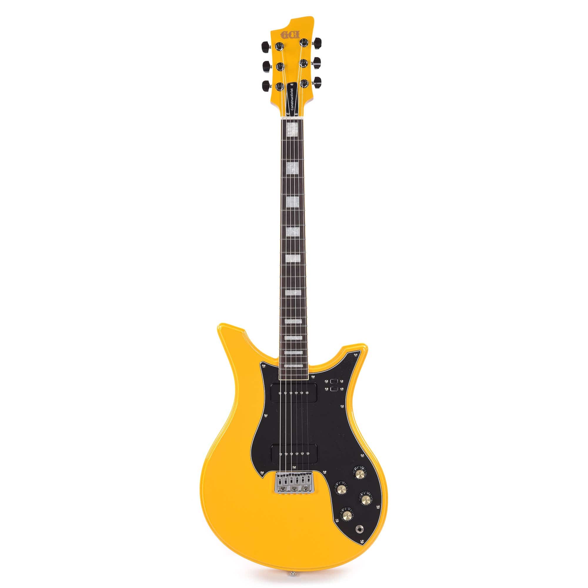 GCI Constructivist Guitar Gloss Spice Yellow Electric Guitars / Solid Body