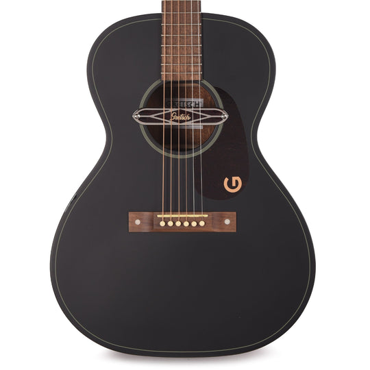 Gretsch Deltoluxe Concert Acoustic Guitar Black Top Acoustic Guitars / Concert