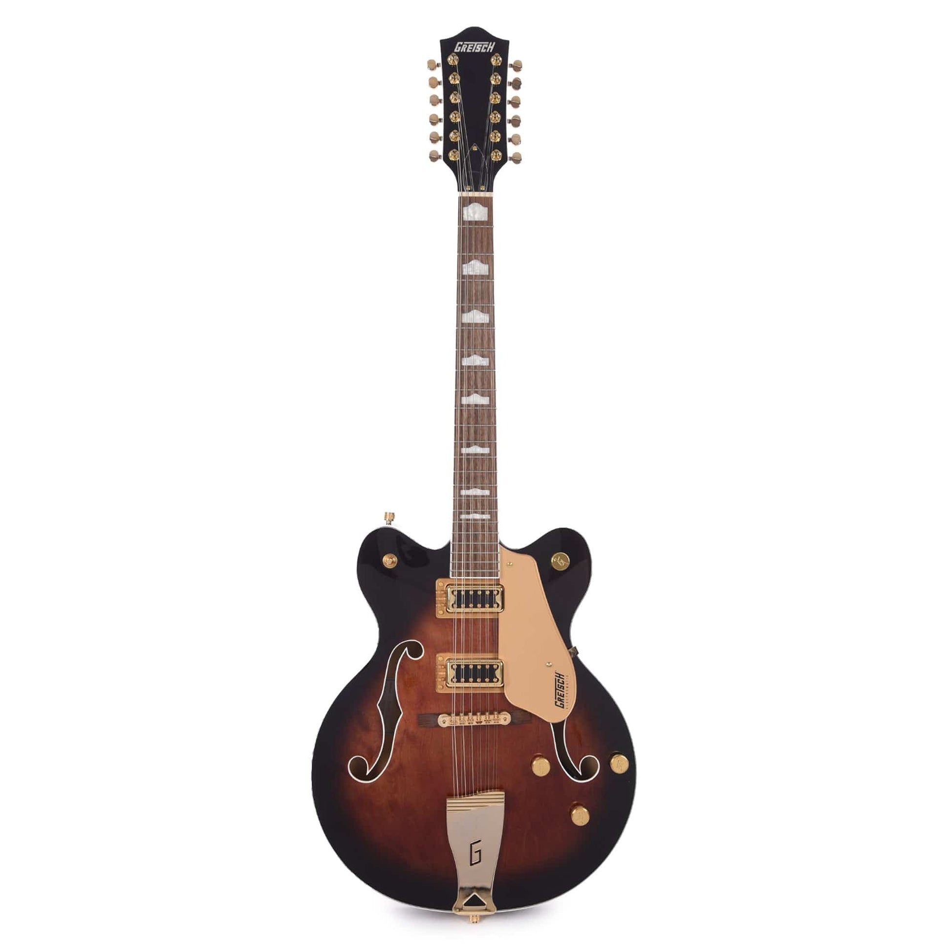 Gretsch G5422G 12-String Electromatic Hollow-Body Double Cut Single Barrel Burst Electric Guitars / Hollow Body