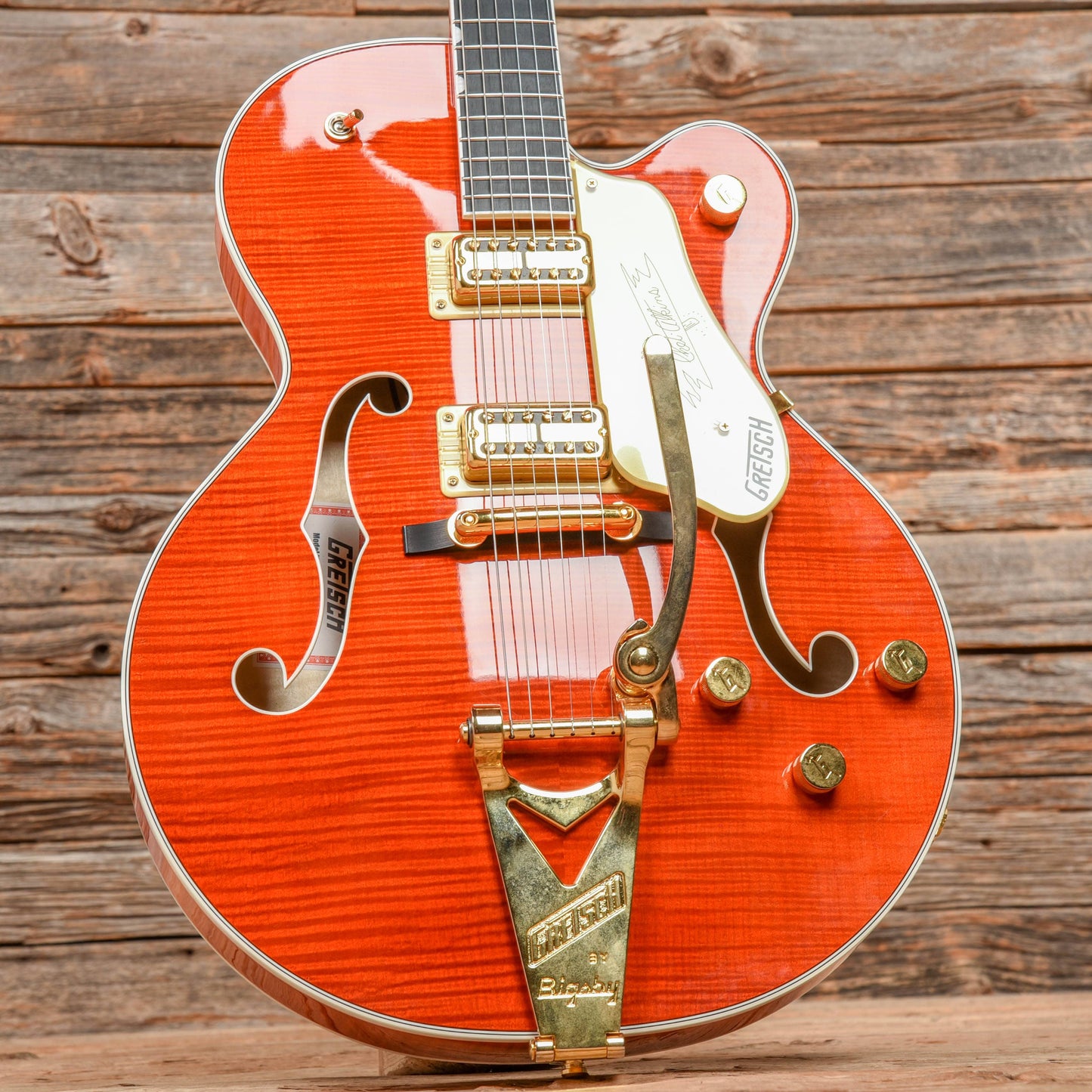 Gretsch G6120TFM Orange 2017 Electric Guitars / Hollow Body