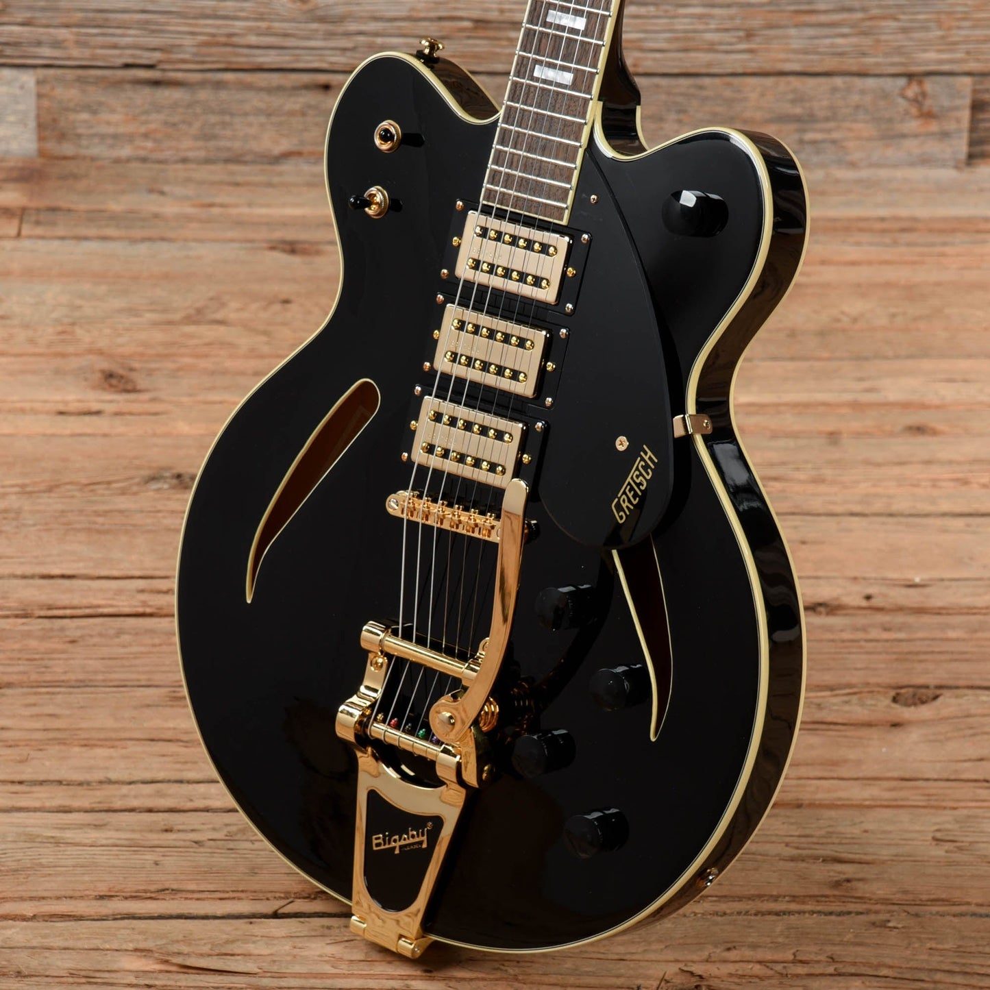 Gretsch G2627TG Streamliner Center Block 3-Pickup Black 2021 Electric Guitars / Semi-Hollow