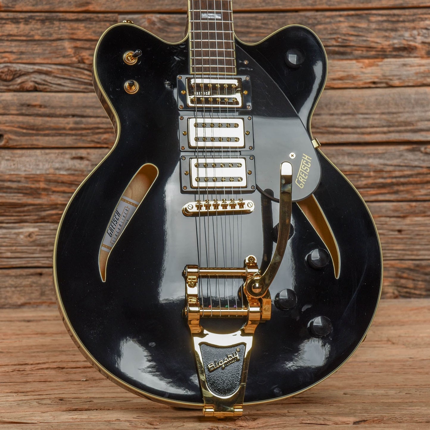 Gretsch G2627TG Streamliner Center Block 3-Pickup Black 2021 Electric Guitars / Semi-Hollow