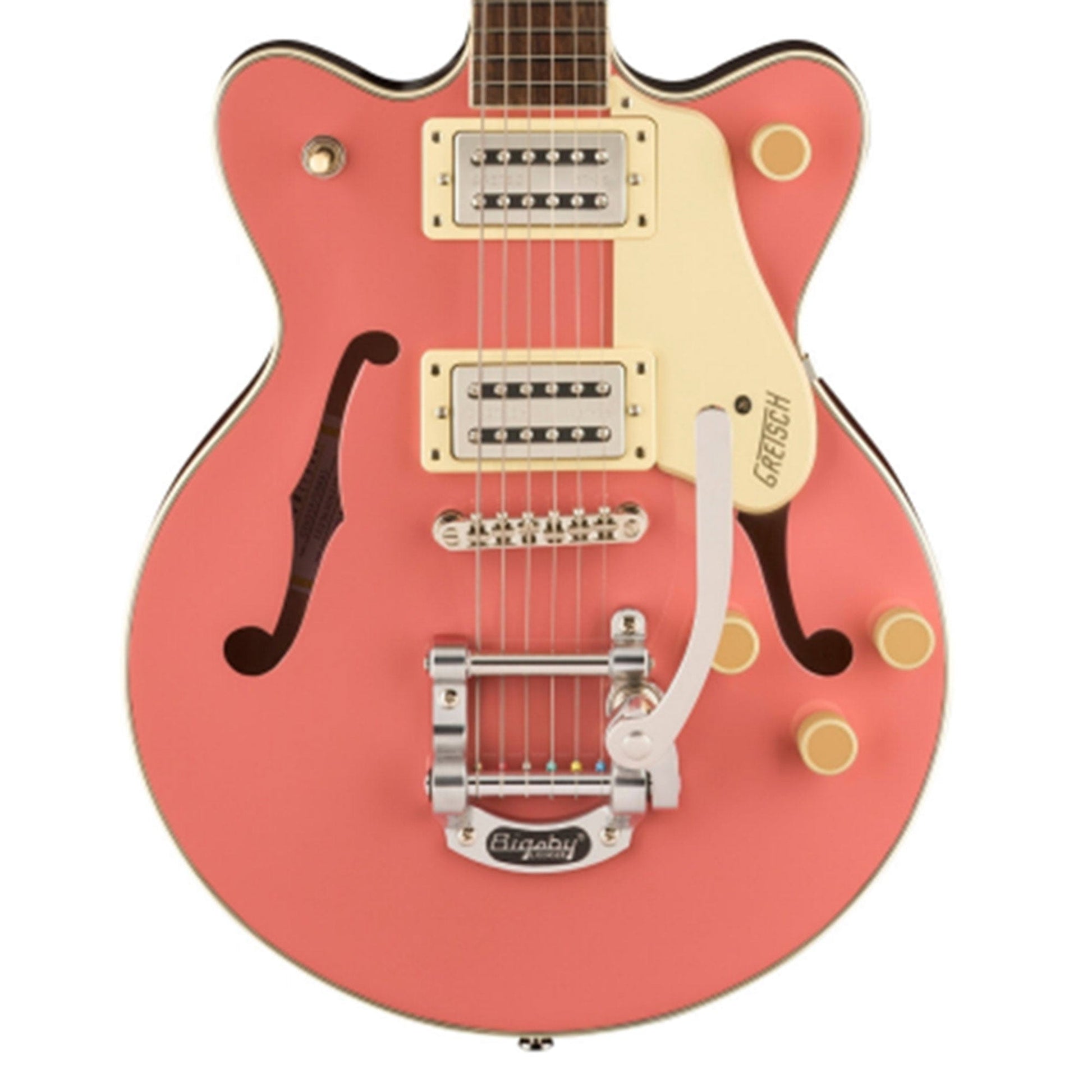 Gretsch G2655T Streamliner Center Block Jr. Double-Cut w/Bigsby Coral Electric Guitars / Semi-Hollow