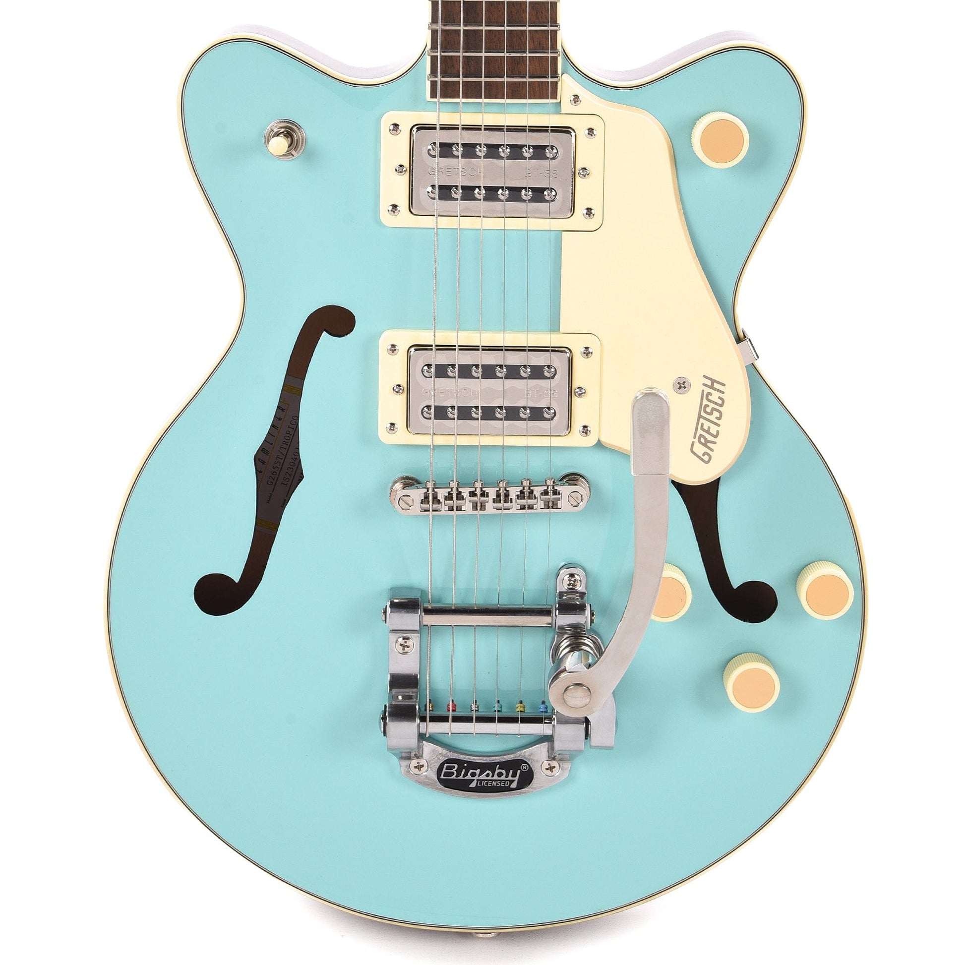 Gretsch G2655T Streamliner Center Block Jr. Double-Cut w/Bigsby Tropico Electric Guitars / Semi-Hollow