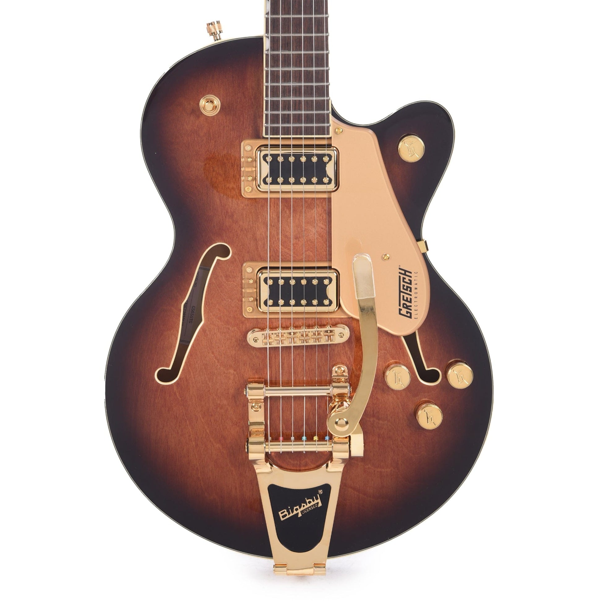 Gretsch G5655TG Electromatic Center Block Jr. Single-Cut w/Bigsby Single Barrel Burst Electric Guitars / Semi-Hollow