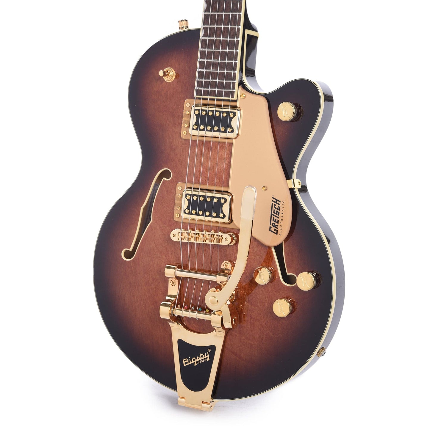 Gretsch G5655TG Electromatic Center Block Jr. Single-Cut w/Bigsby Single Barrel Burst Electric Guitars / Semi-Hollow