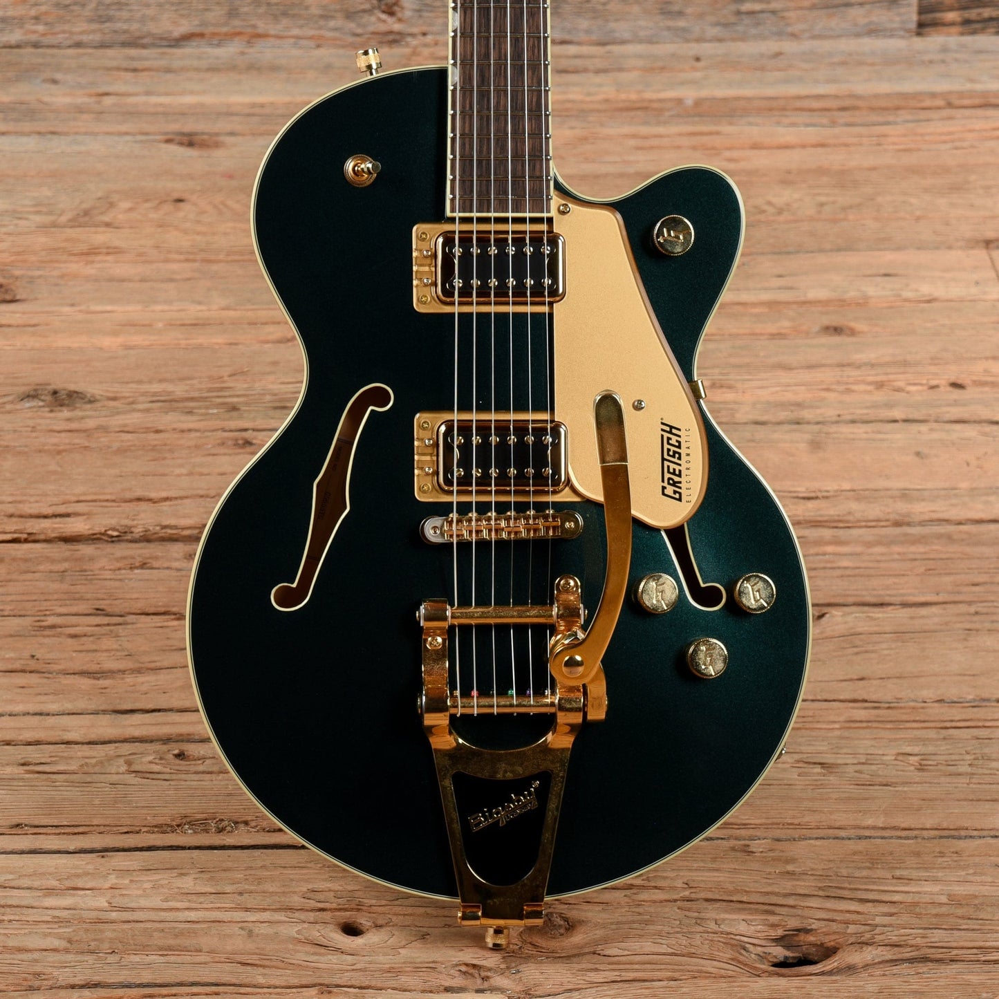 Gretsch G5655TG Electromatic Center Block Jr. Single Cutaway Cadillac Green 2021 Electric Guitars / Semi-Hollow