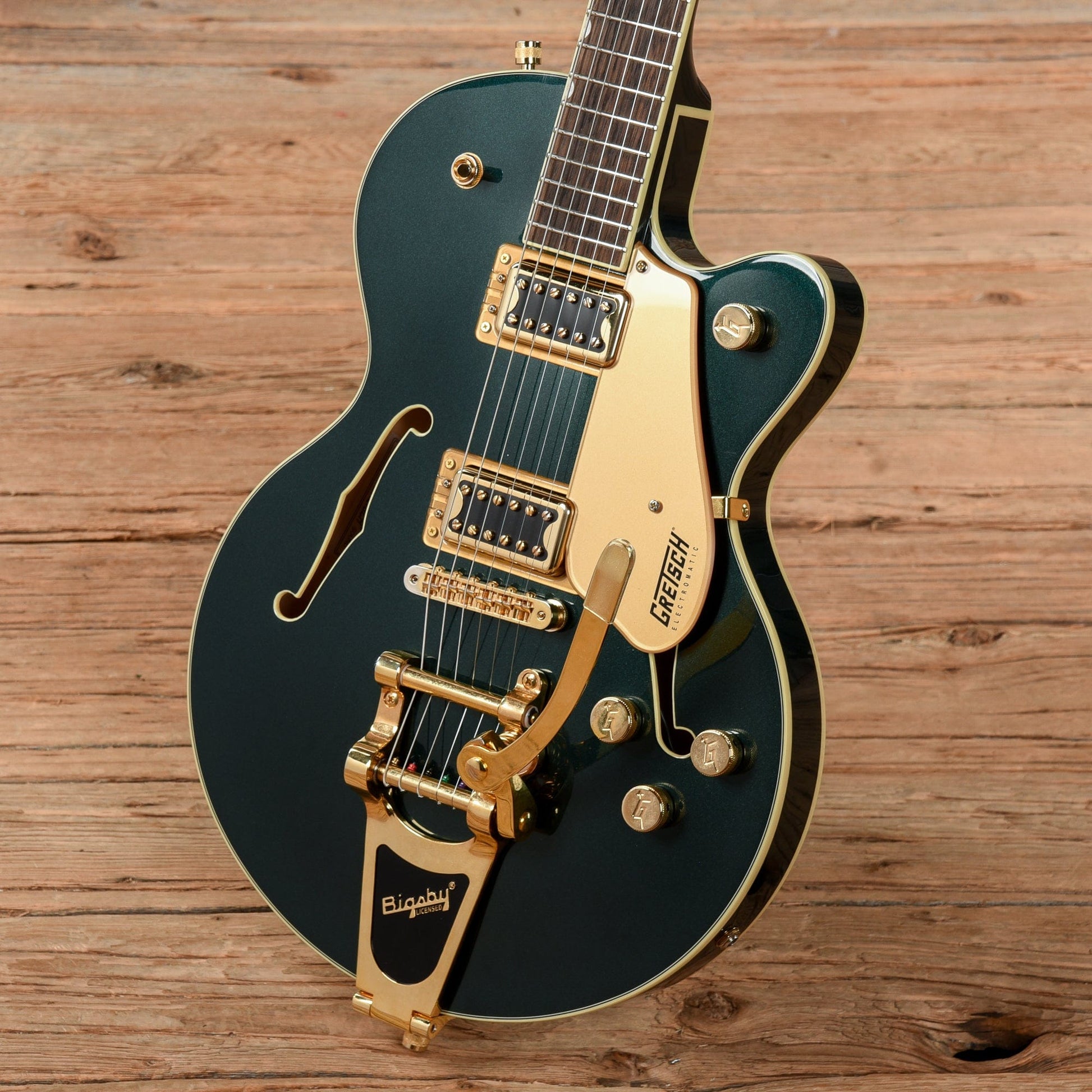 Gretsch G5655TG Electromatic Center Block Jr. Single Cutaway Cadillac Green 2021 Electric Guitars / Semi-Hollow